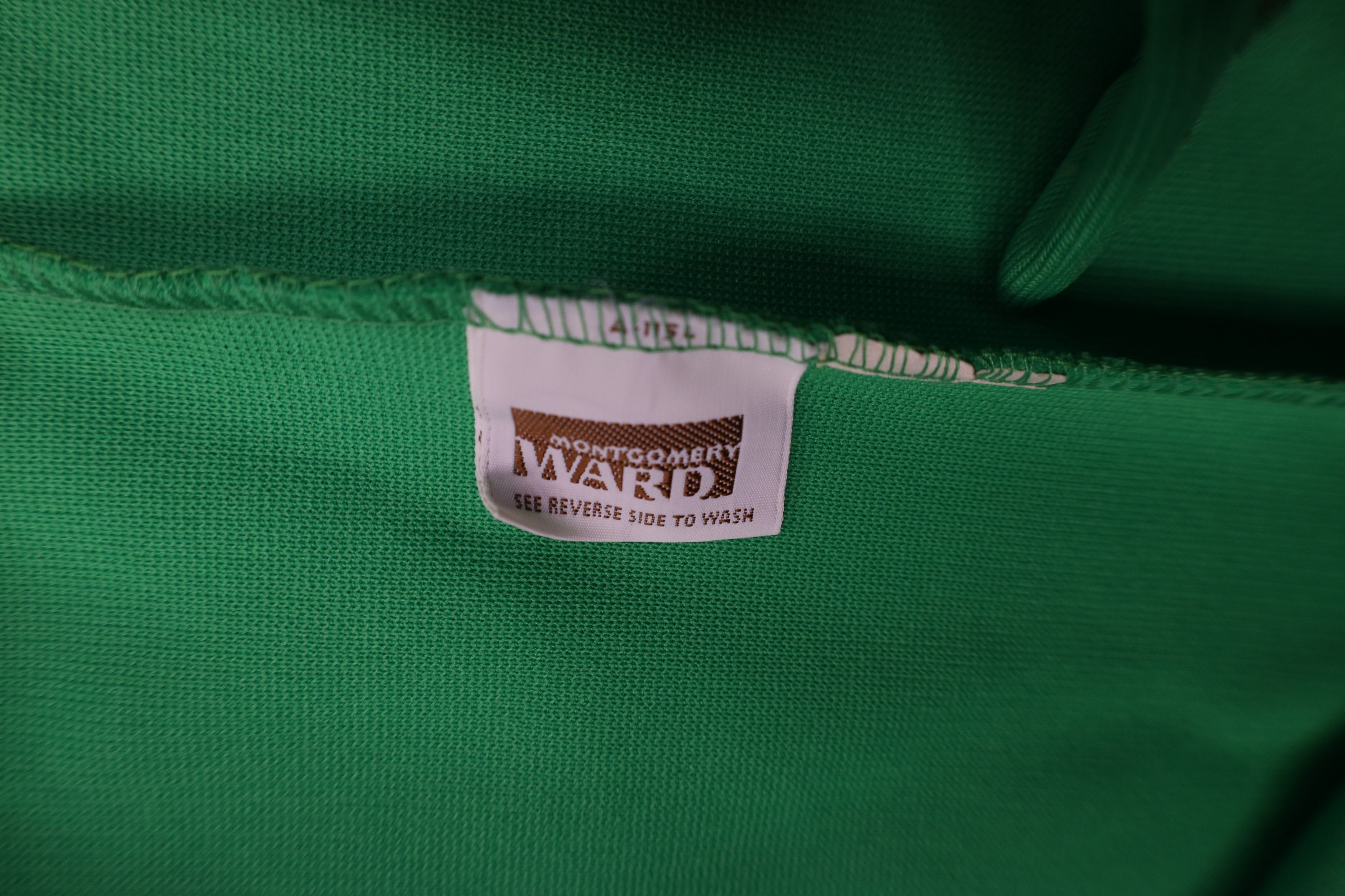Vintage Vintage 70s Streetwear Flared Wide Leg Chino Pants Green USA Size 28" / US 6 / IT 42 - 8 Thumbnail