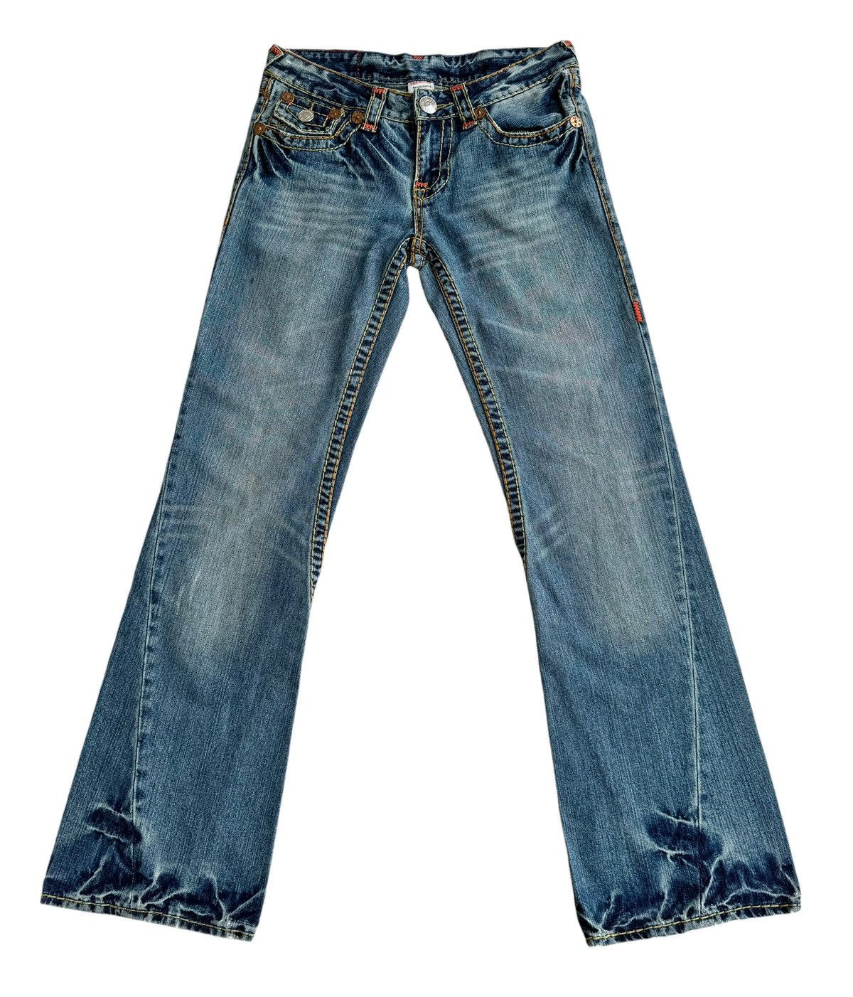 Japanese Brand Rare Japanese Brand Super Flare True Religion Jeans Size US 29 - 3 Thumbnail