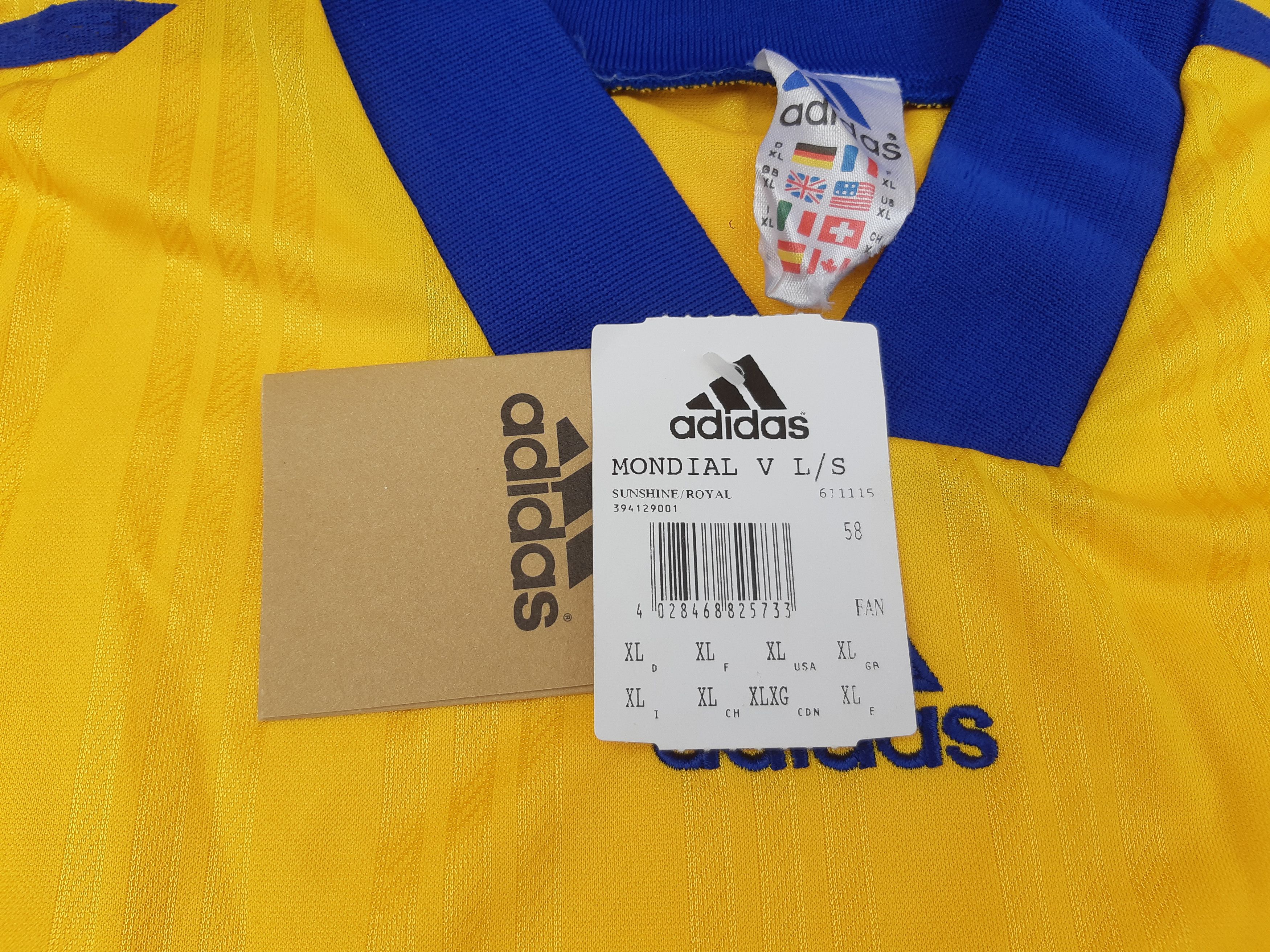 Adidas Vintage 90s ADIDAS Soccer Jersey Tunisia size XL NWT Size US XL / EU 56 / 4 - 4 Thumbnail