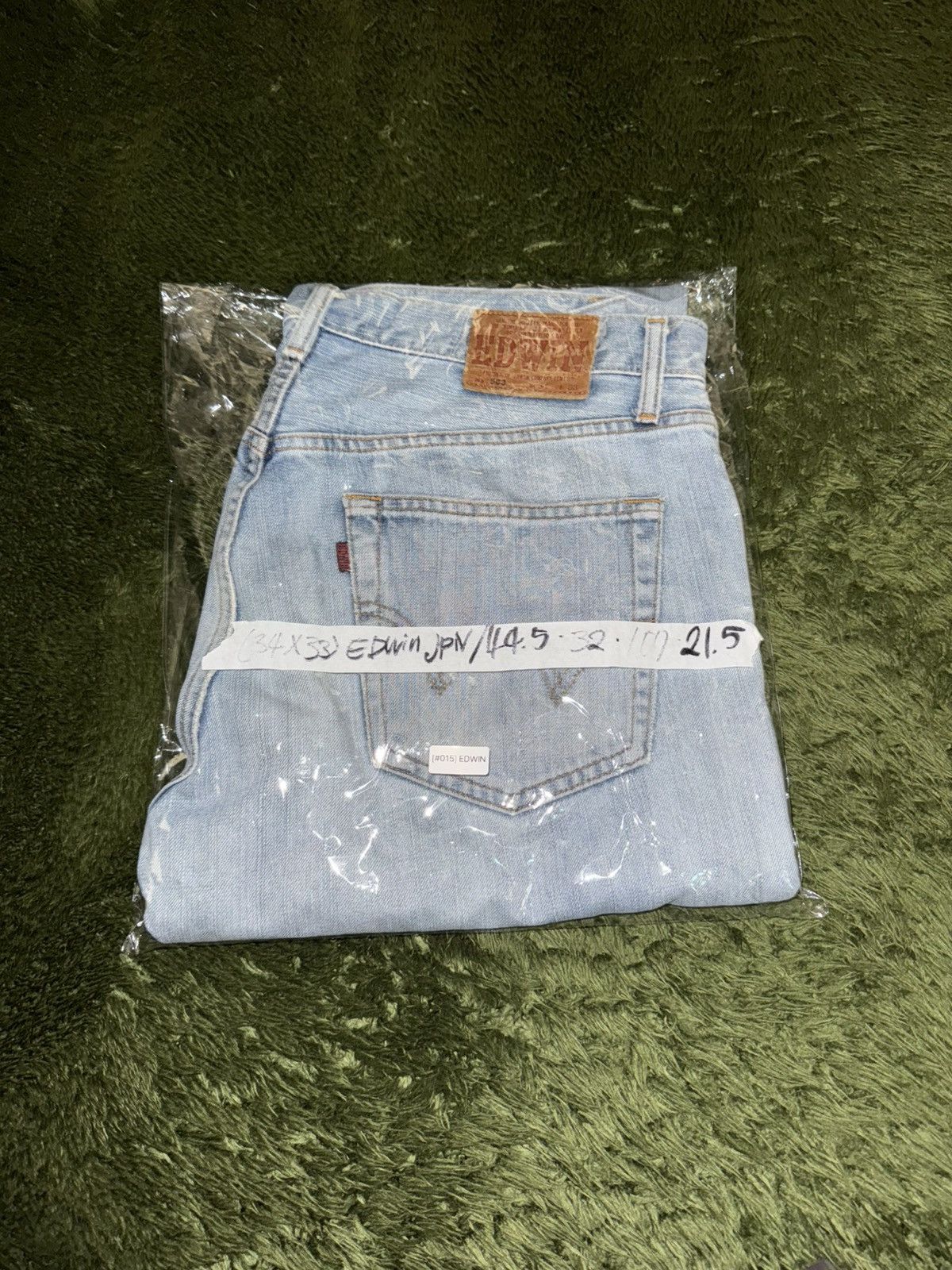 Edwin [W34/L33] EDWIN 503 Made in Japan vintage washed Denim Size US 34 / EU 50 - 14 Thumbnail
