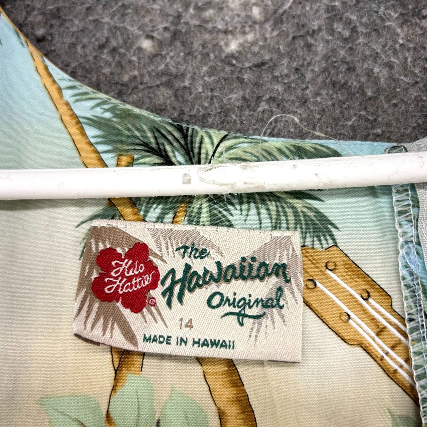 Vintage VINTAGE The Hawaiian Dress Womens 14 Blue Tank Midi Beach Tropical 80s 90s Floral USA Size XL / US 12-14 / IT 48-50 - 2 Thumbnail