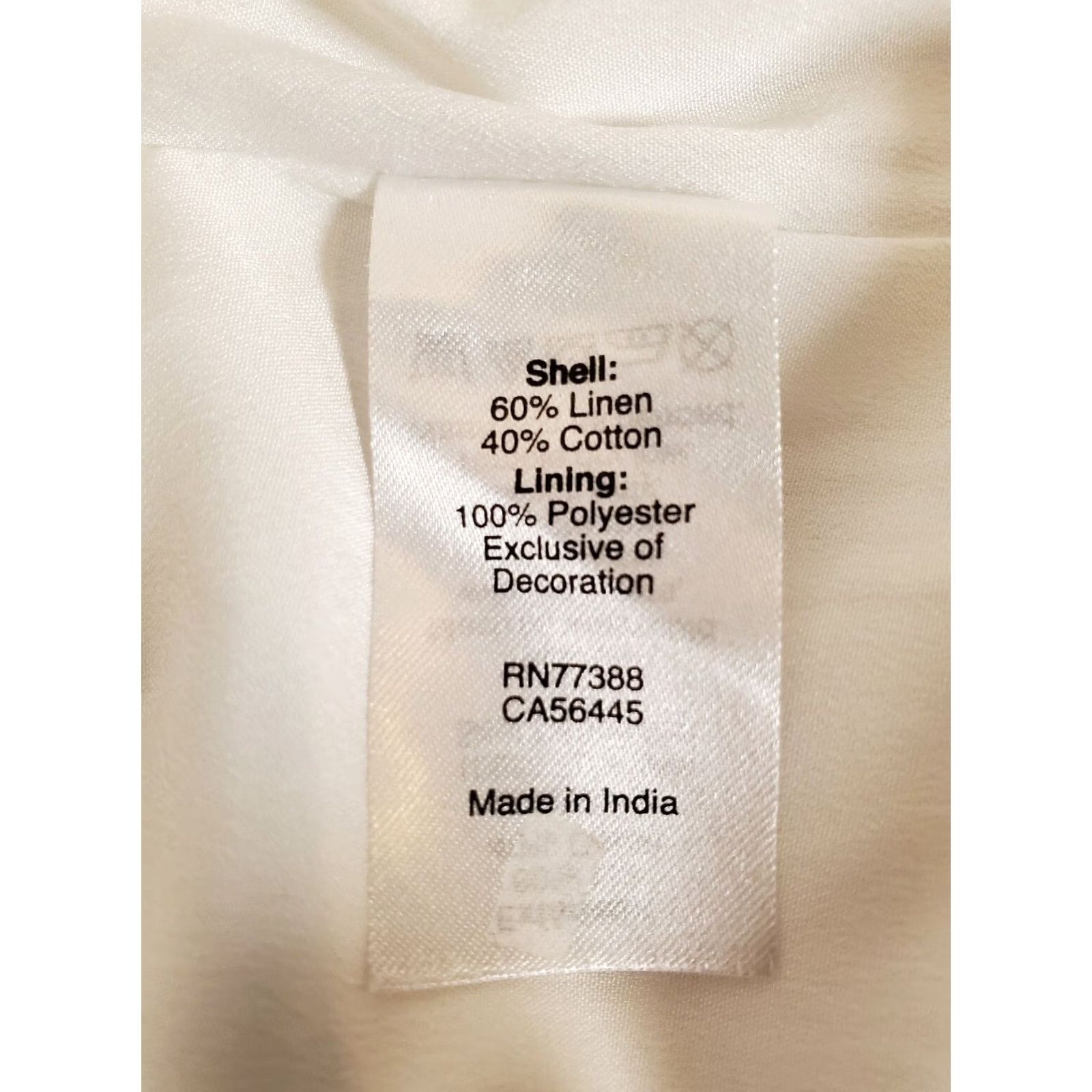 J.Crew J. Crew Shift Dress Womens XS White Blue Floral Embroidered Linen Cotton Vacation Size XS / US 0-2 / IT 36-38 - 7 Thumbnail
