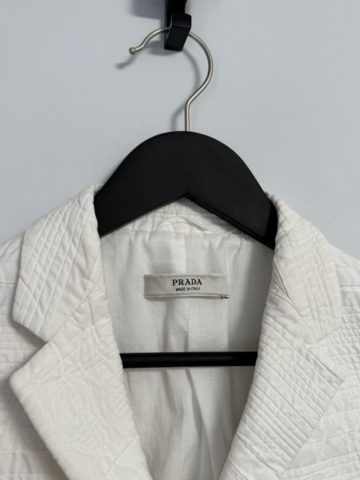 Prada Prada Women’s Jacket Blazer Luxury White Size M / US 6-8 / IT 42-44 - 5 Thumbnail