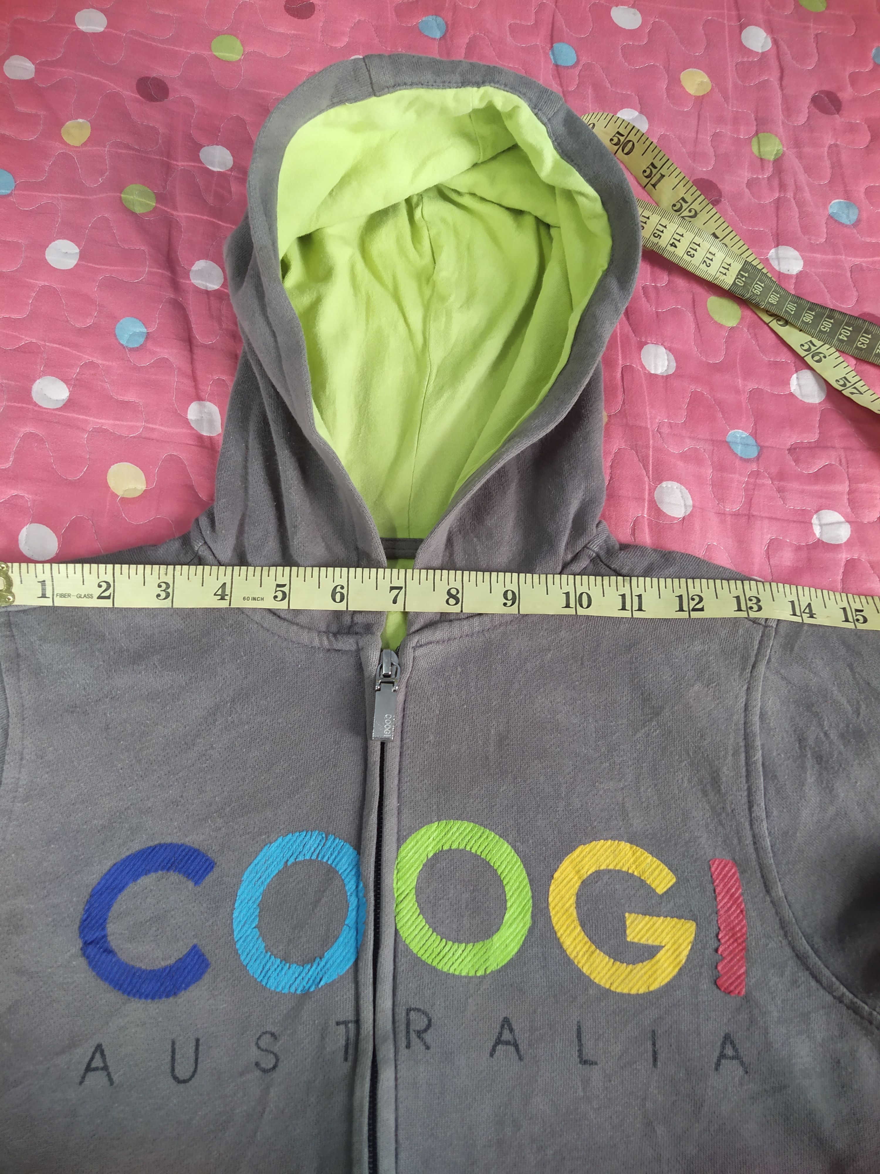 Coogi Coogi Australia Grey Full-Zip Hoodie with Multi-Color Logo Size US S / EU 44-46 / 1 - 11 Thumbnail