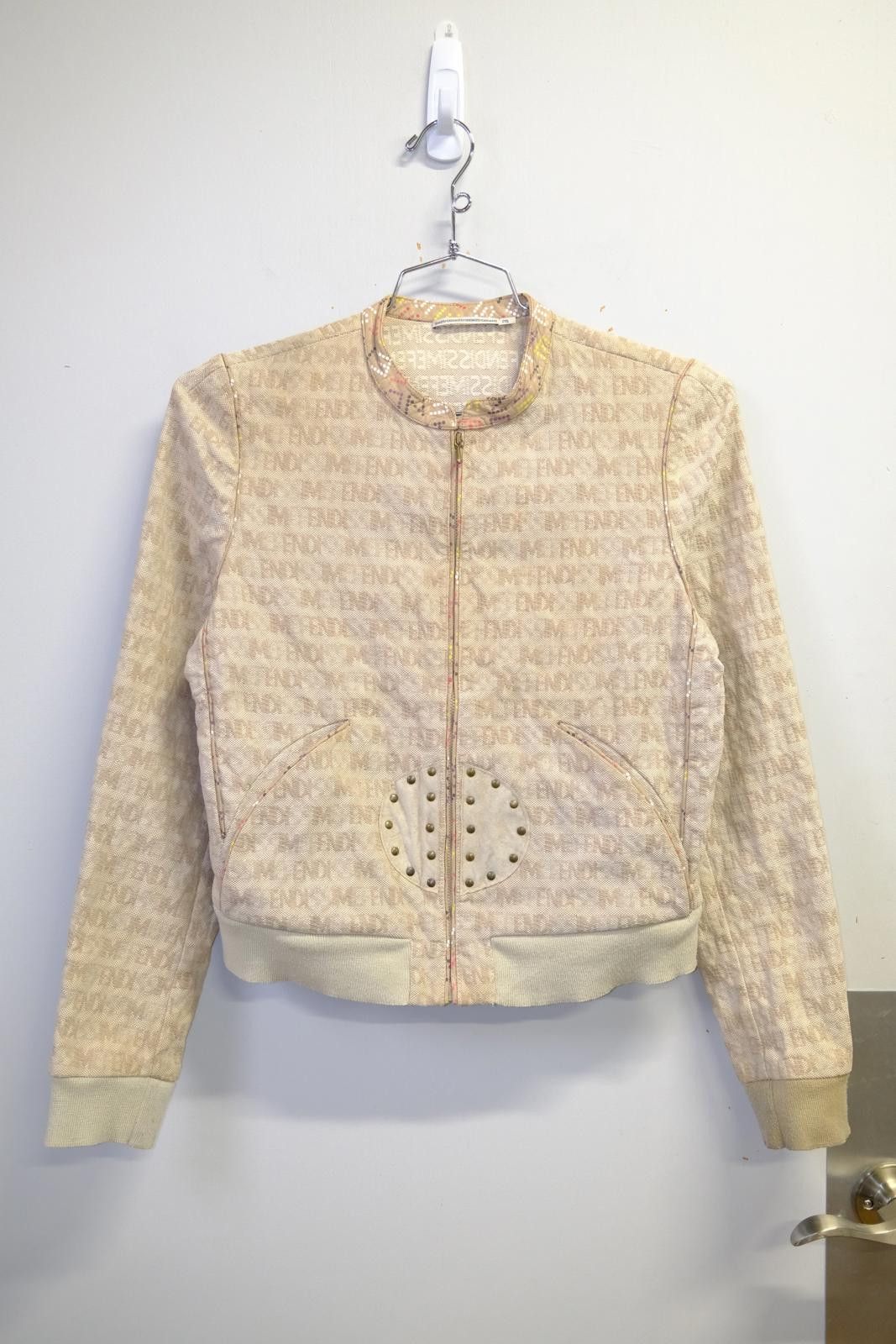 Other 90's Fendissime Monogram Script Biker Jacket Size M / US 6-8 / IT 42-44 - 1 Thumbnail