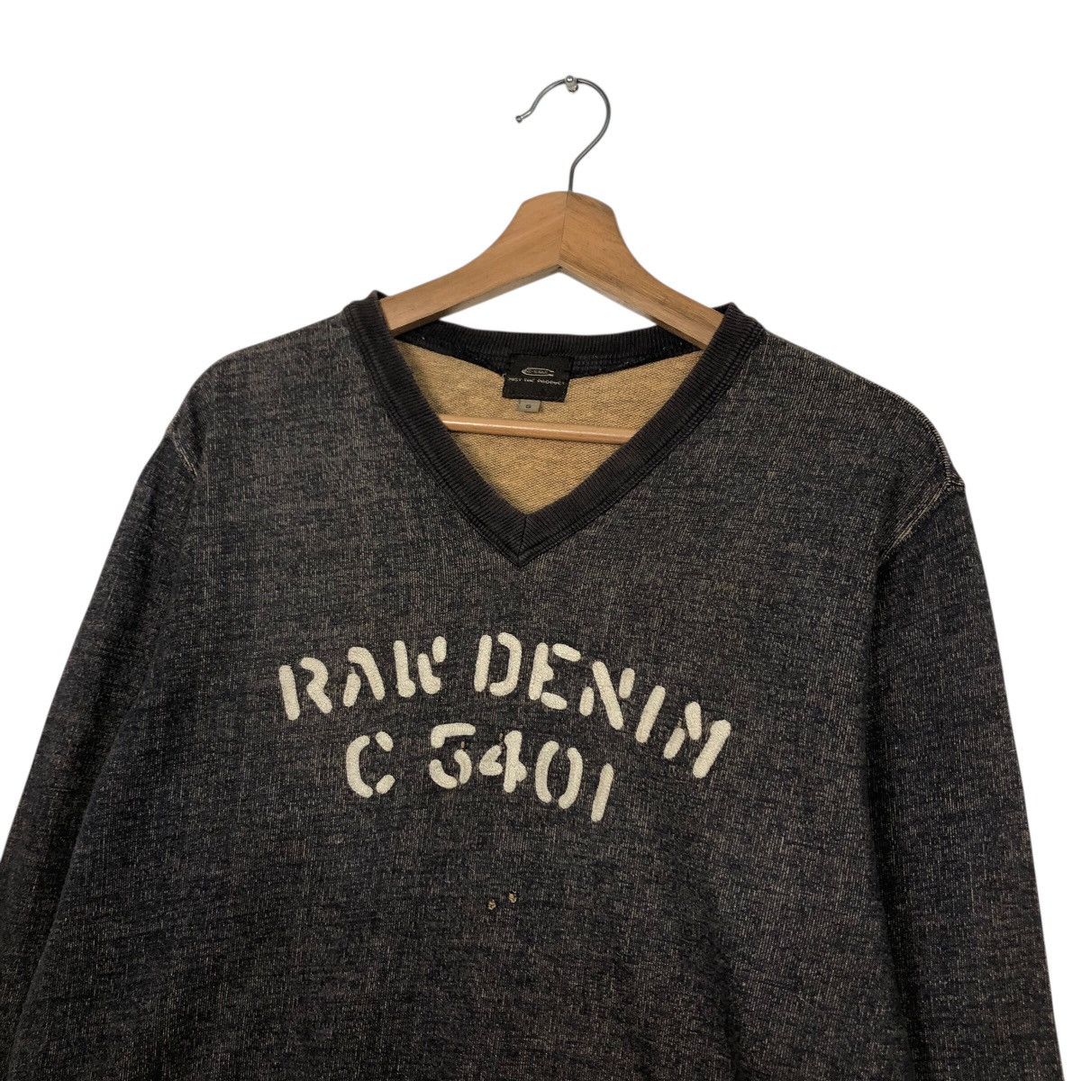 G-Star 📌Vintage Sweatshirt Indigo Design G-Star Raw Denim Big Logo Size US S / EU 44-46 / 1 - 9 Thumbnail