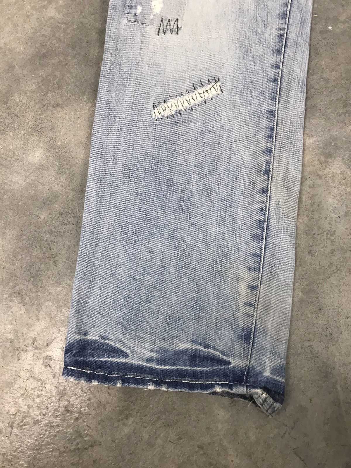 Vintage Vintage Massive Squad Distressed Denim Size US 36 / EU 52 - 5 Thumbnail