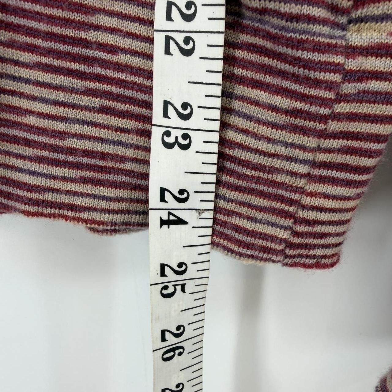 Missoni Missoni V-neck Argyle Multicolor Zig Zag Stripe Sweater Size XL / US 12-14 / IT 48-50 - 6 Thumbnail