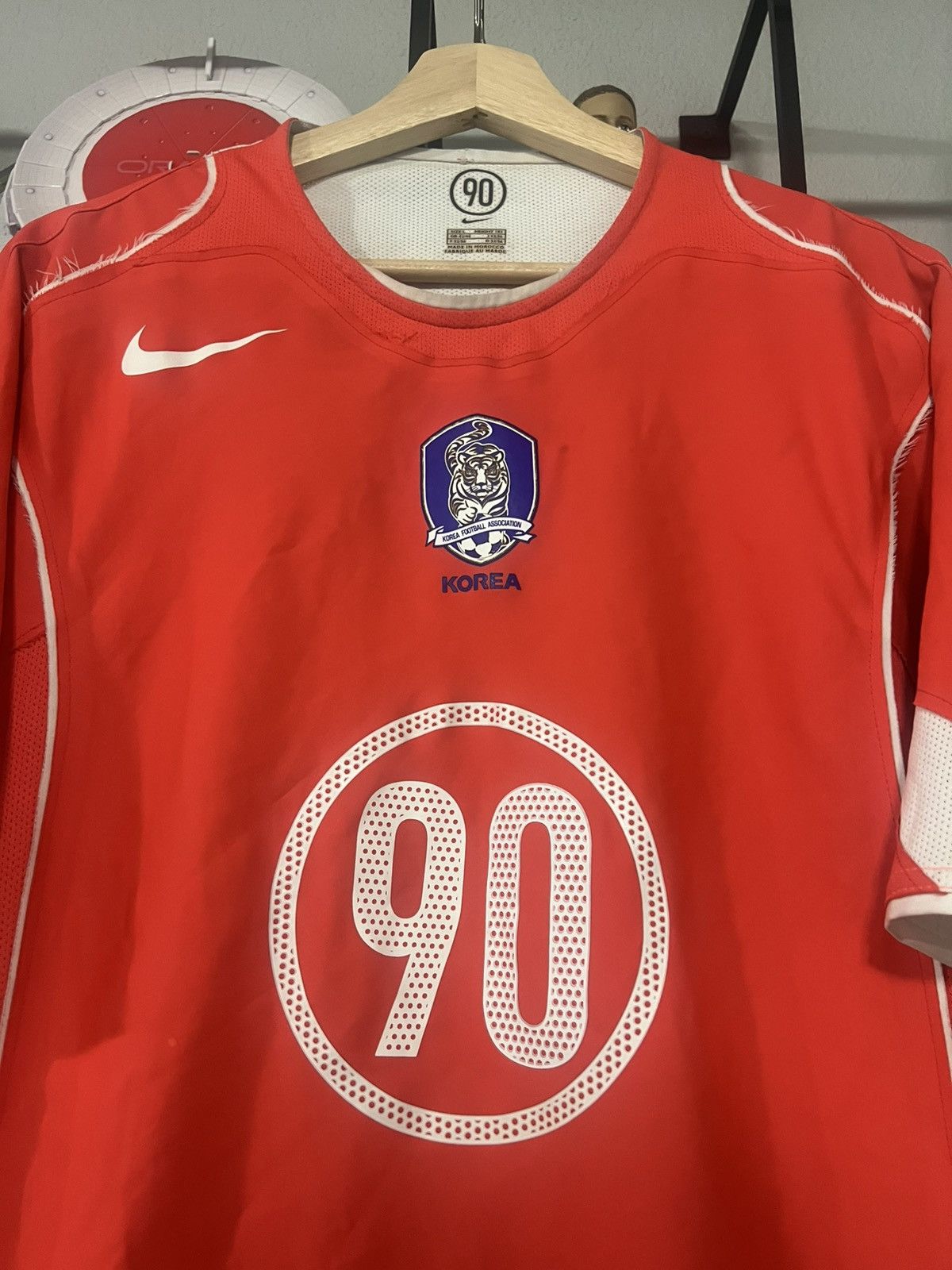 Nike 2004 South Korea National Team Home Kit Jersey Size US L / EU 52-54 / 3 - 2 Thumbnail