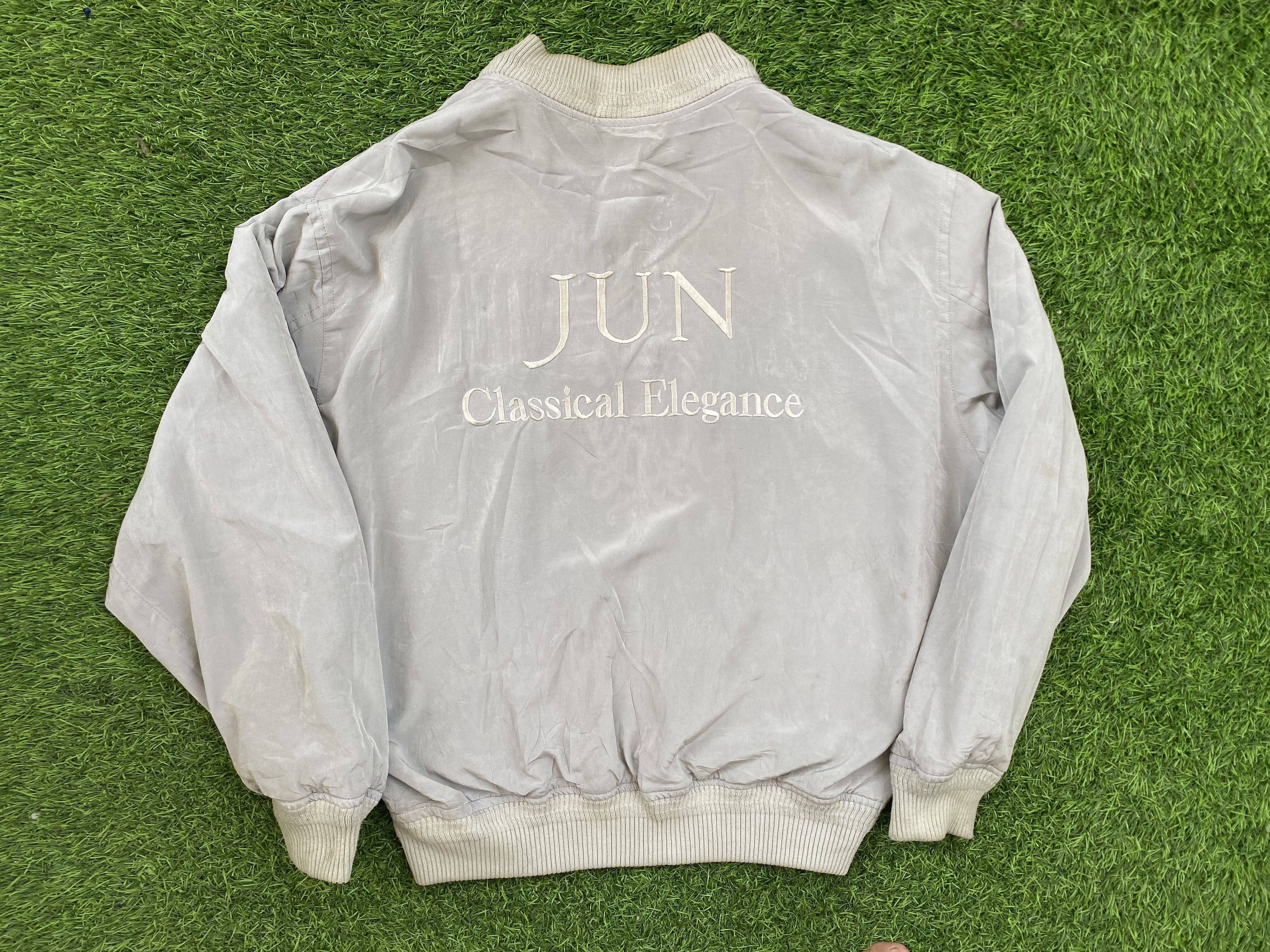Japanese Brand Vintage Jun Men Bomber Reversible Embordiery Jacket Size US L / EU 52-54 / 3 - 2 Thumbnail