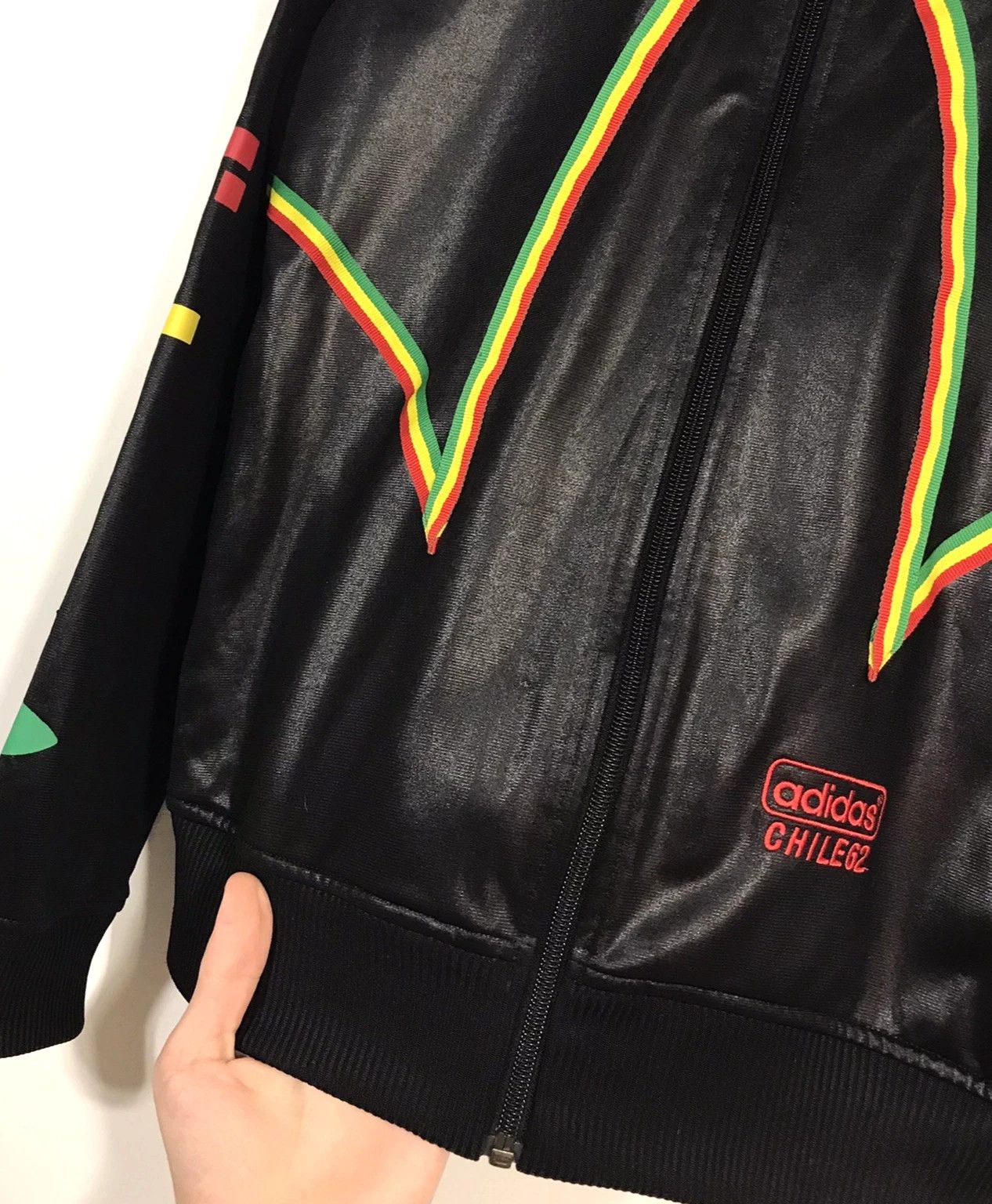 Adidas Adidas Originals Chile 62 Jamaica Track Top Men's XS Black Size US XS / EU 42 / 0 - 5 Thumbnail