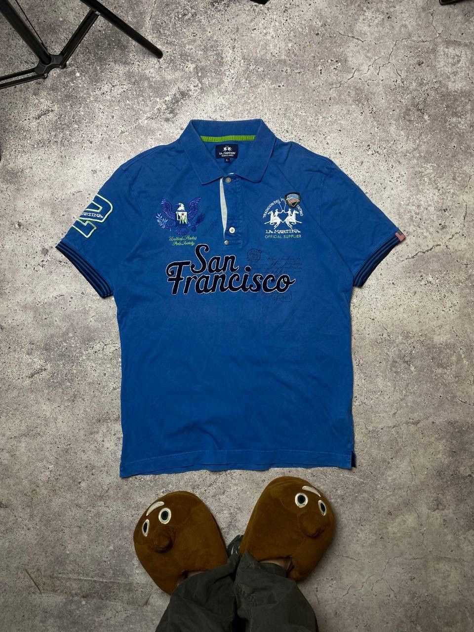 La Martina Vintage La Martina San Francisco #2 Polo T-Shirt Size US L / EU 52-54 / 3 - 2 Thumbnail