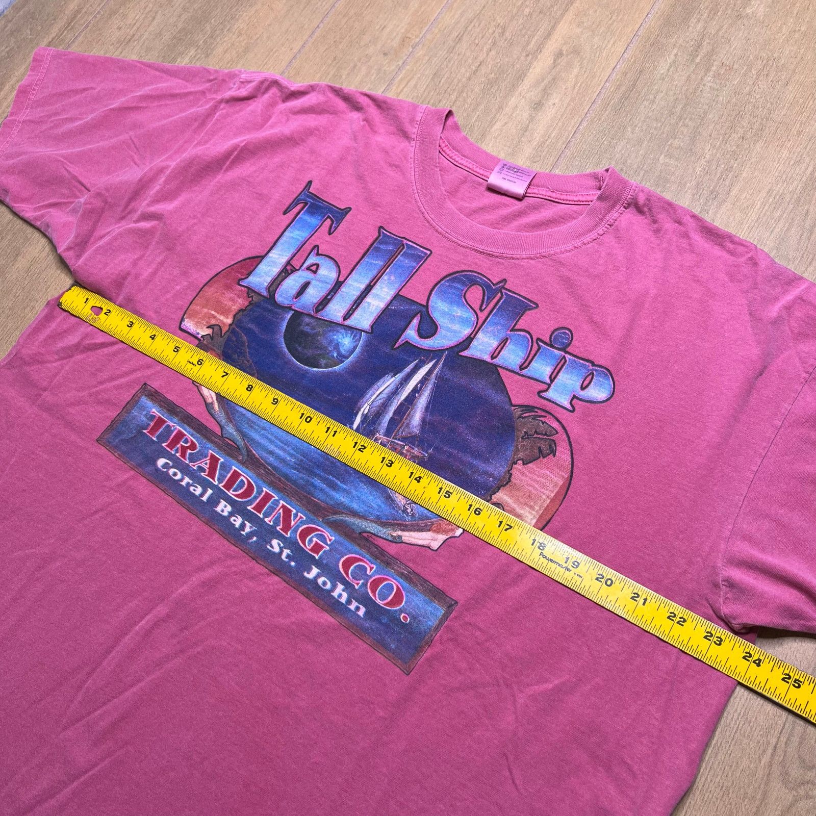 Vintage Vintage Tall Ship Trading Co Coral Bay St John T-shirt XL Size US XL / EU 56 / 4 - 6 Thumbnail