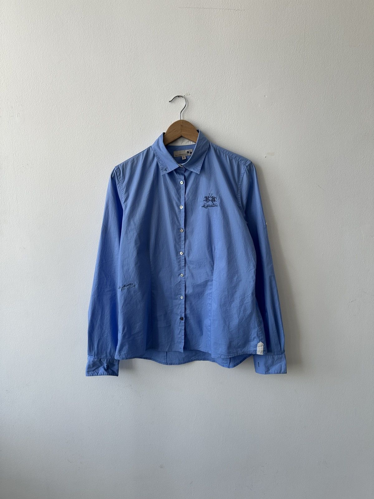 La Martina La Martina Argentina Blue Long Sleeve Button Down Shirt Size L / US 10 / IT 46 - 3 Thumbnail