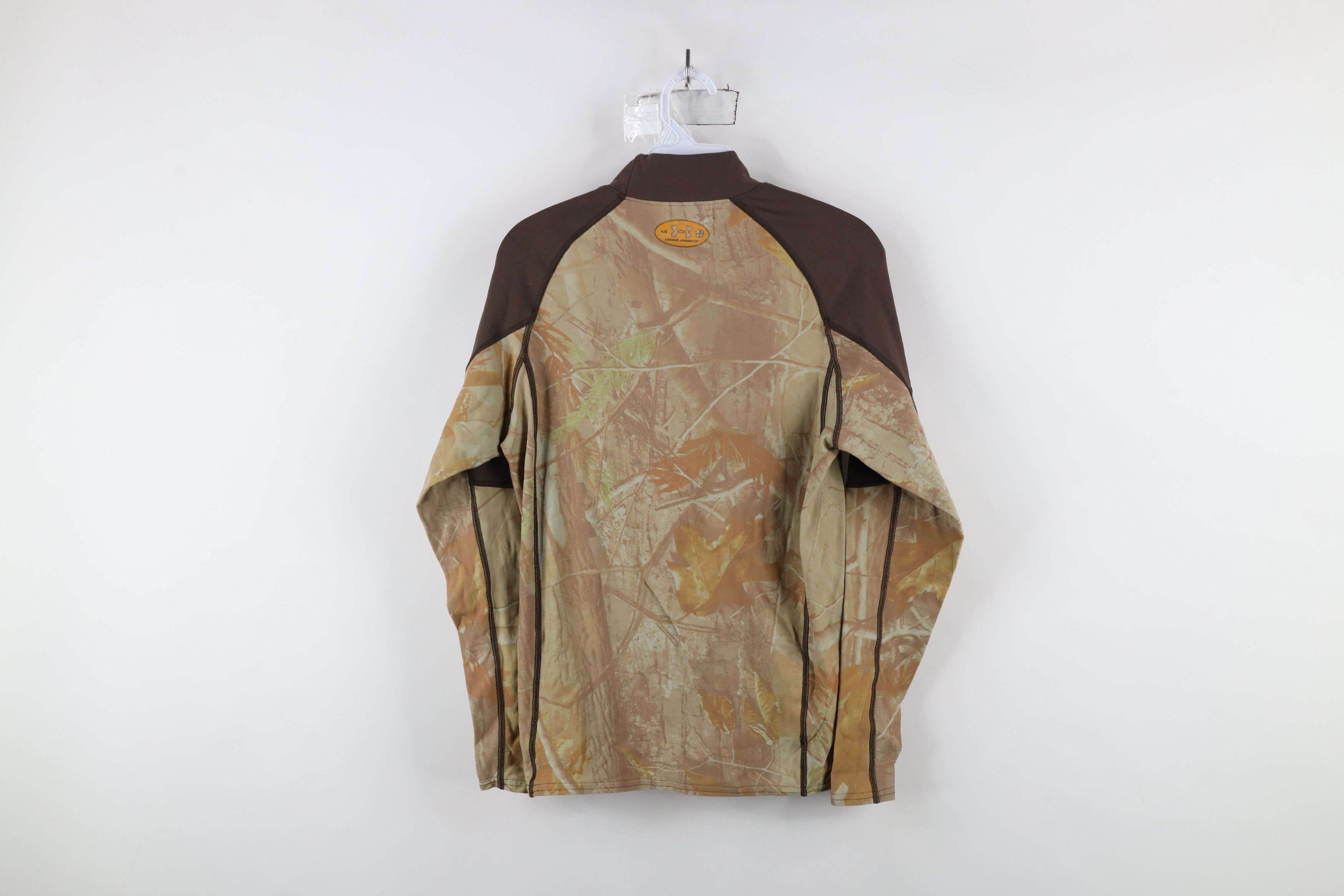 Under Armour × Vintage Vintage Under Armour Tactical Camouflage Mock Neck Shirt Size US L / EU 52-54 / 3 - 9 Thumbnail