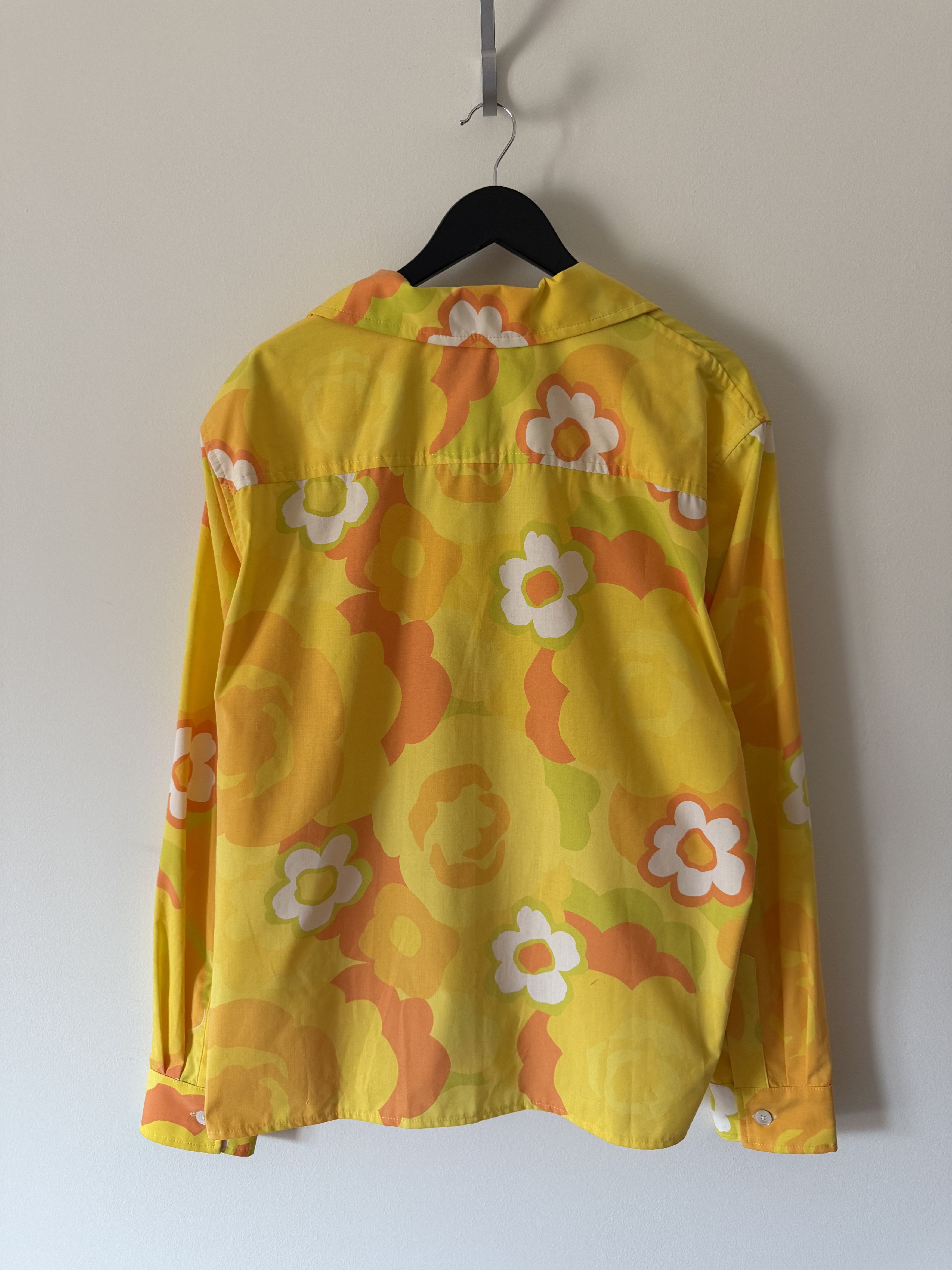 Bode One of a Kind Bode Daylight Daisy Long Sleeve Button Up Size US XXL / EU 58 / 5 - 5 Thumbnail