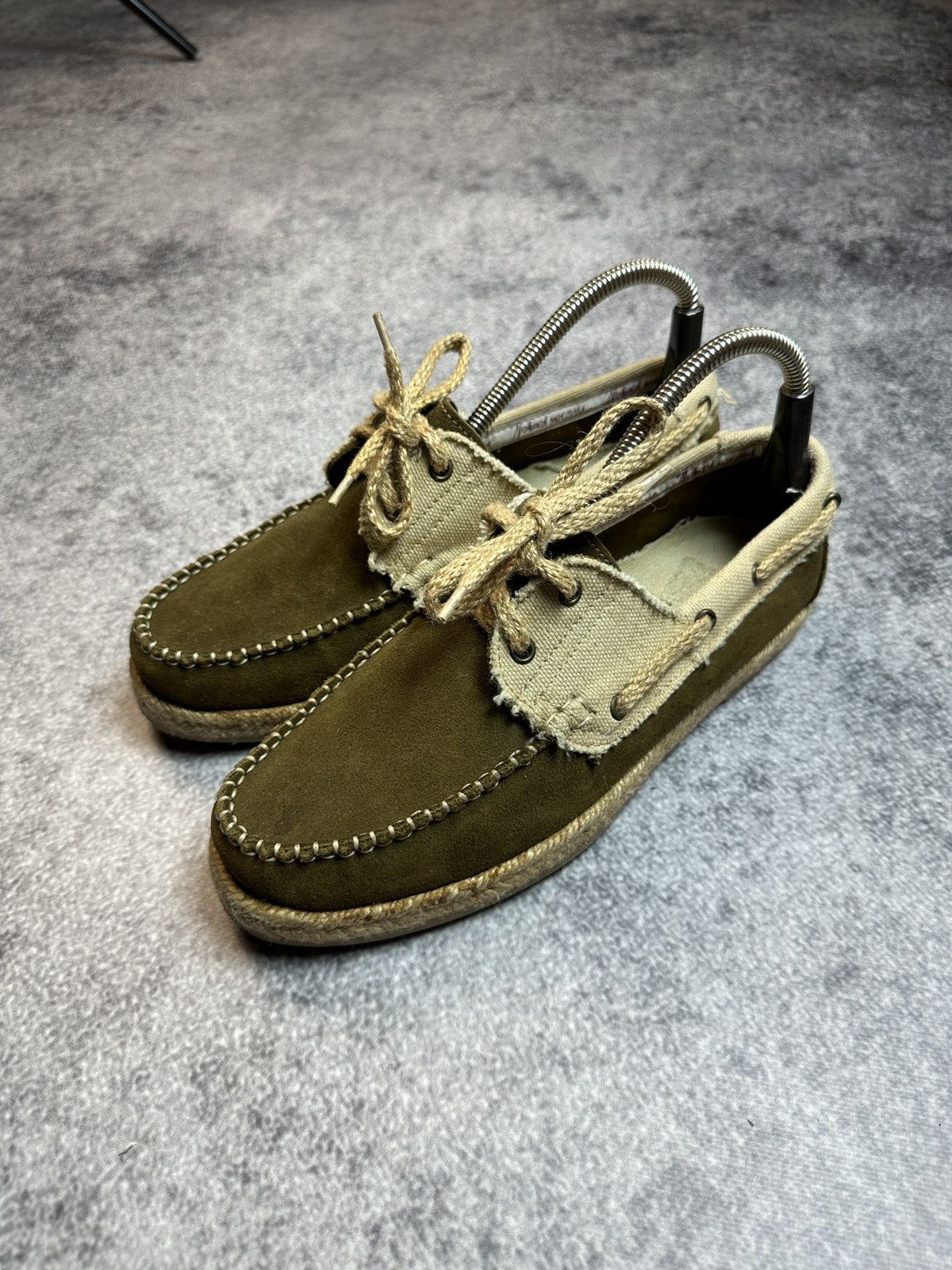Designer × Leather Vintage Style Casual Leather Shoes Streetwear Luxury 9 Rare Size US 9 / EU 42 - 2 Thumbnail