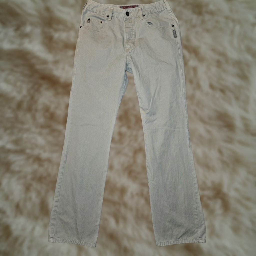 Silver Jeans Co. VINTAGE Silver Jeans Bootcut Jeans Women 29 Regular Gray 90s Y2K Mid Rise Button Fly Denim City Embroidered Logo Boots Size 29" - 1 Thumbnail