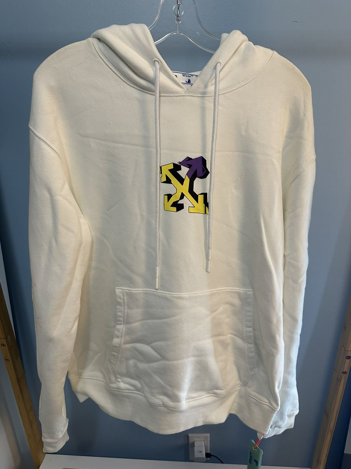 Off-White × Virgil Abloh Off-White Wizard White Hoodie Size L Size US L / EU 52-54 / 3 - 1 Thumbnail