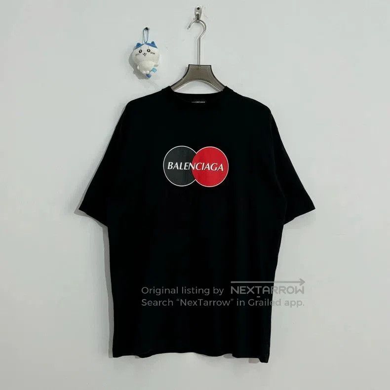 Balenciaga Balenciaga Mastercard Logo Short Sleeve Tee. Size US S / EU 44-46 / 1 - 1 Thumbnail