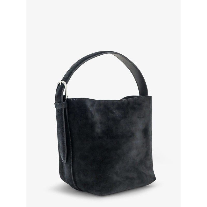 Toteme TOTEME Small Belted Black Suede Handbag New & Authentic Size ONE SIZE - 3 Thumbnail