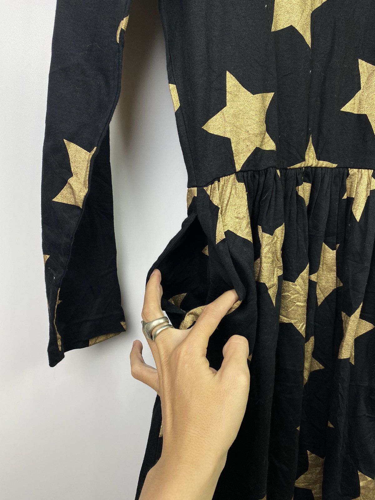 If Six Was Nine × Issey Miyake × Japanese Brand IS issey miyake midi dress ⭐️ star Size S / US 4 / IT 40 - 6 Thumbnail