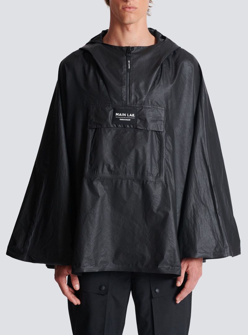 Balmain o1y0426 Size : M / Shell Cape in Black Size ONE SIZE - 4 Thumbnail