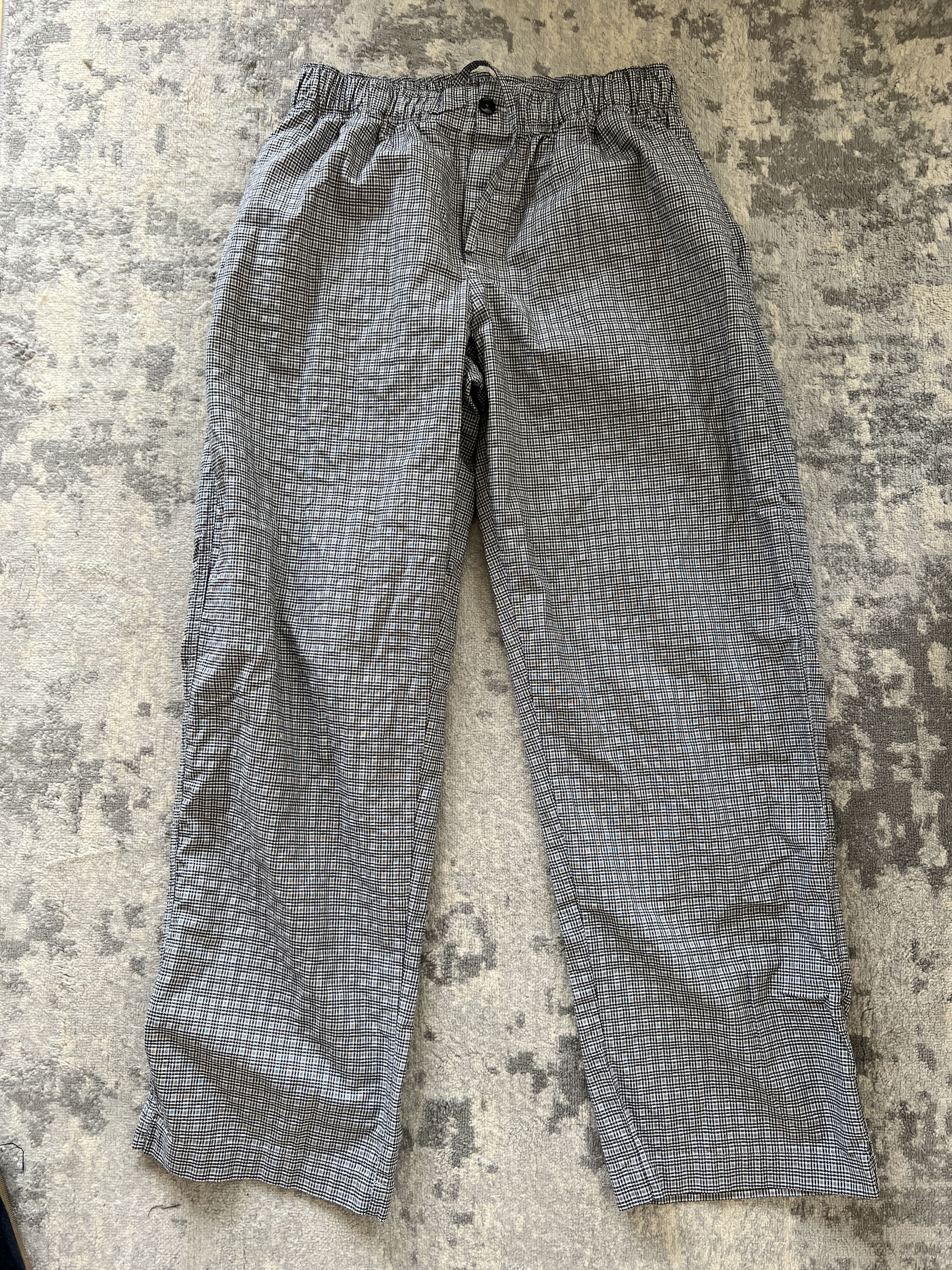 Mfpen mfpen SSENSE Exclusive Black & White Easy Trousers Size US 34 / EU 50 - 3 Thumbnail