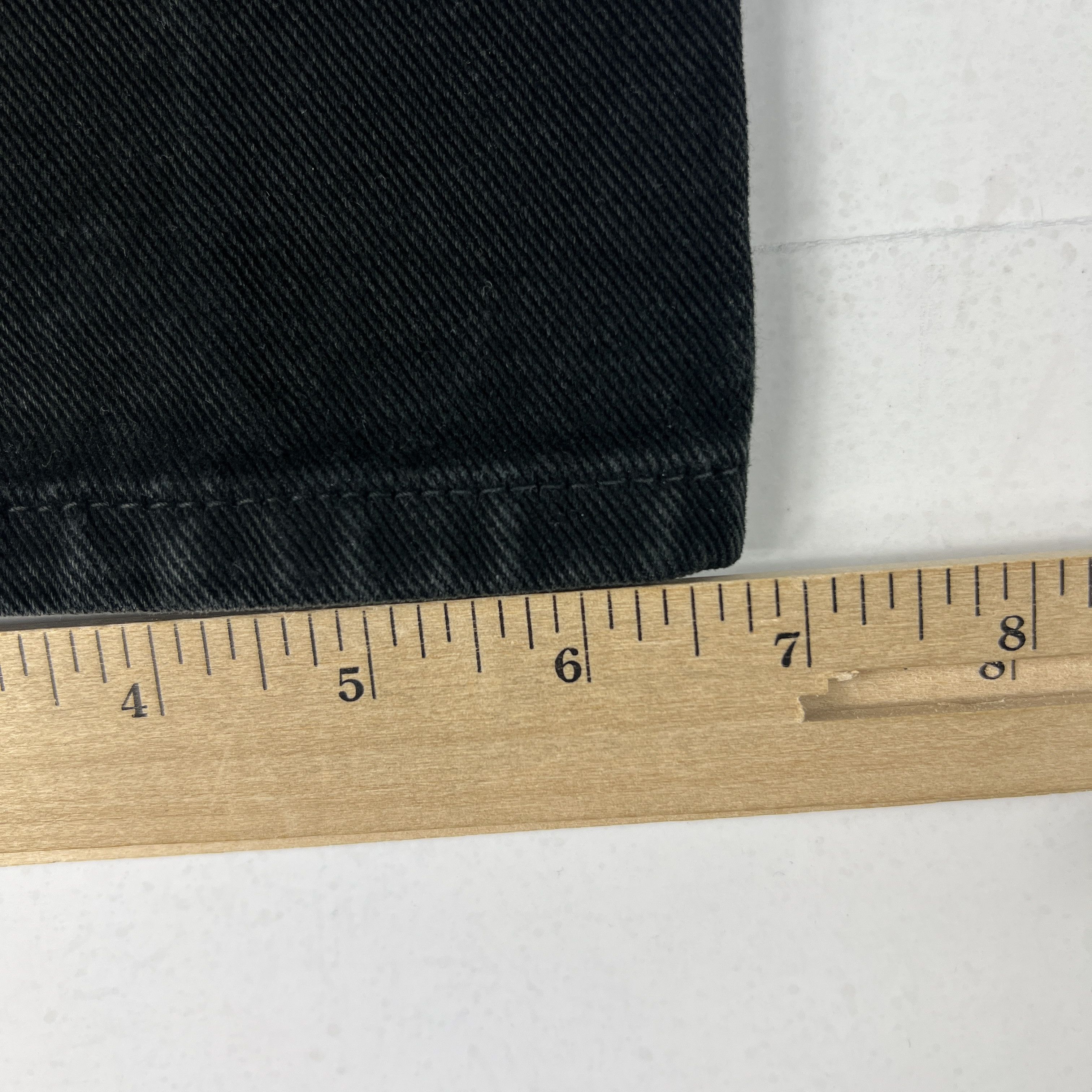 Calvin Klein × Vintage VTG CK Calvin Klein Jeans Straight Black Faded Cotton Denim Size US 32 / EU 48 - 14 Thumbnail