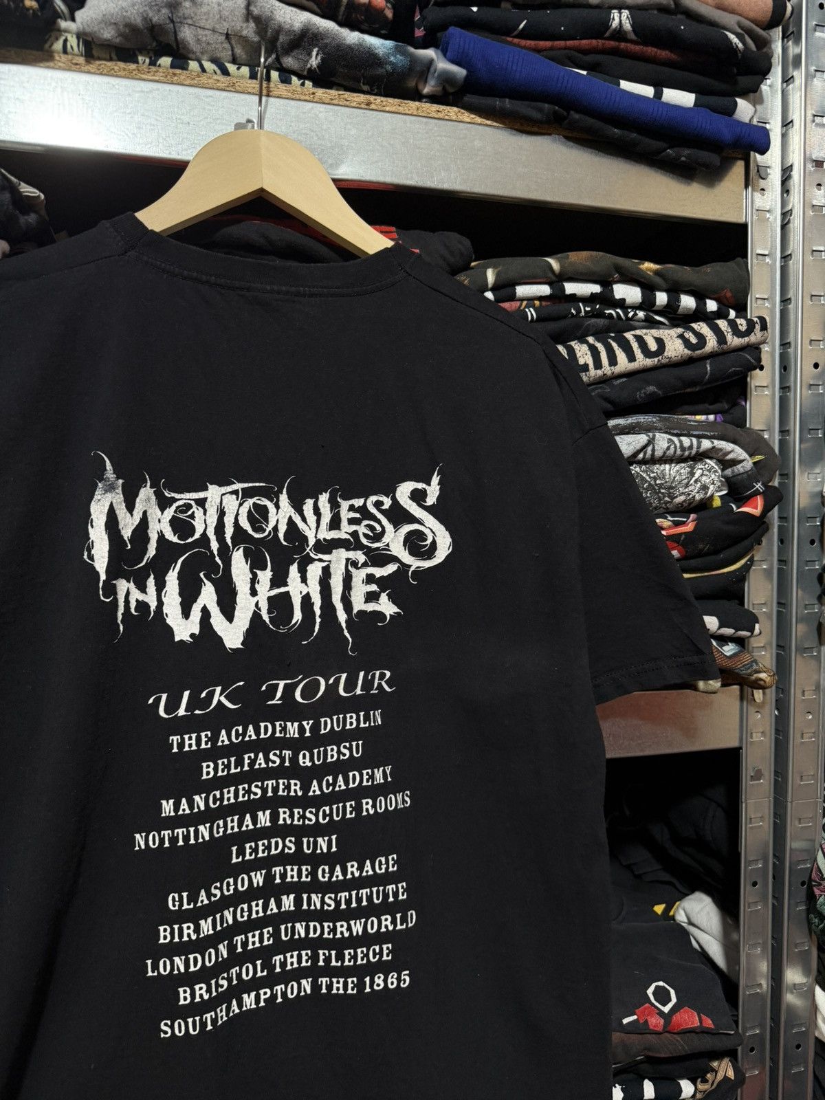 Band Tees Vintage Motionless in White Tour Rock Band T-Shirt Y2K Hype Size US XL / EU 56 / 4 - 4 Thumbnail