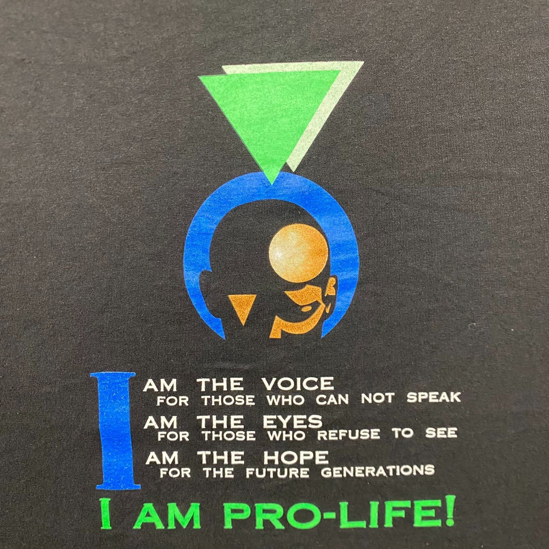 Hanes Vintage Y2K Pro Life Abortion Conservative Political Tee Size US XL / EU 56 / 4 - 3 Thumbnail