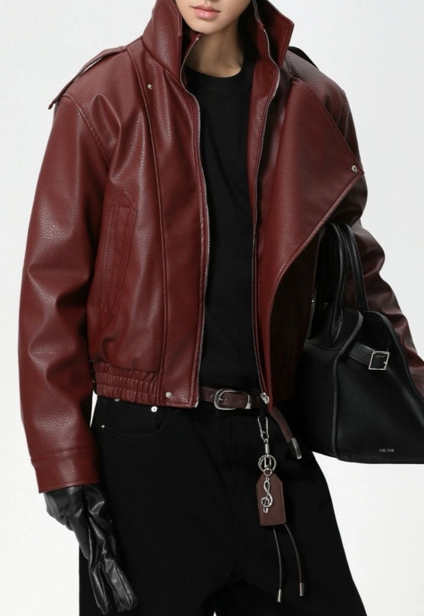 Other Men’s Retro PU leather premium coat Size US M / EU 48-50 / 2 - 2 Thumbnail