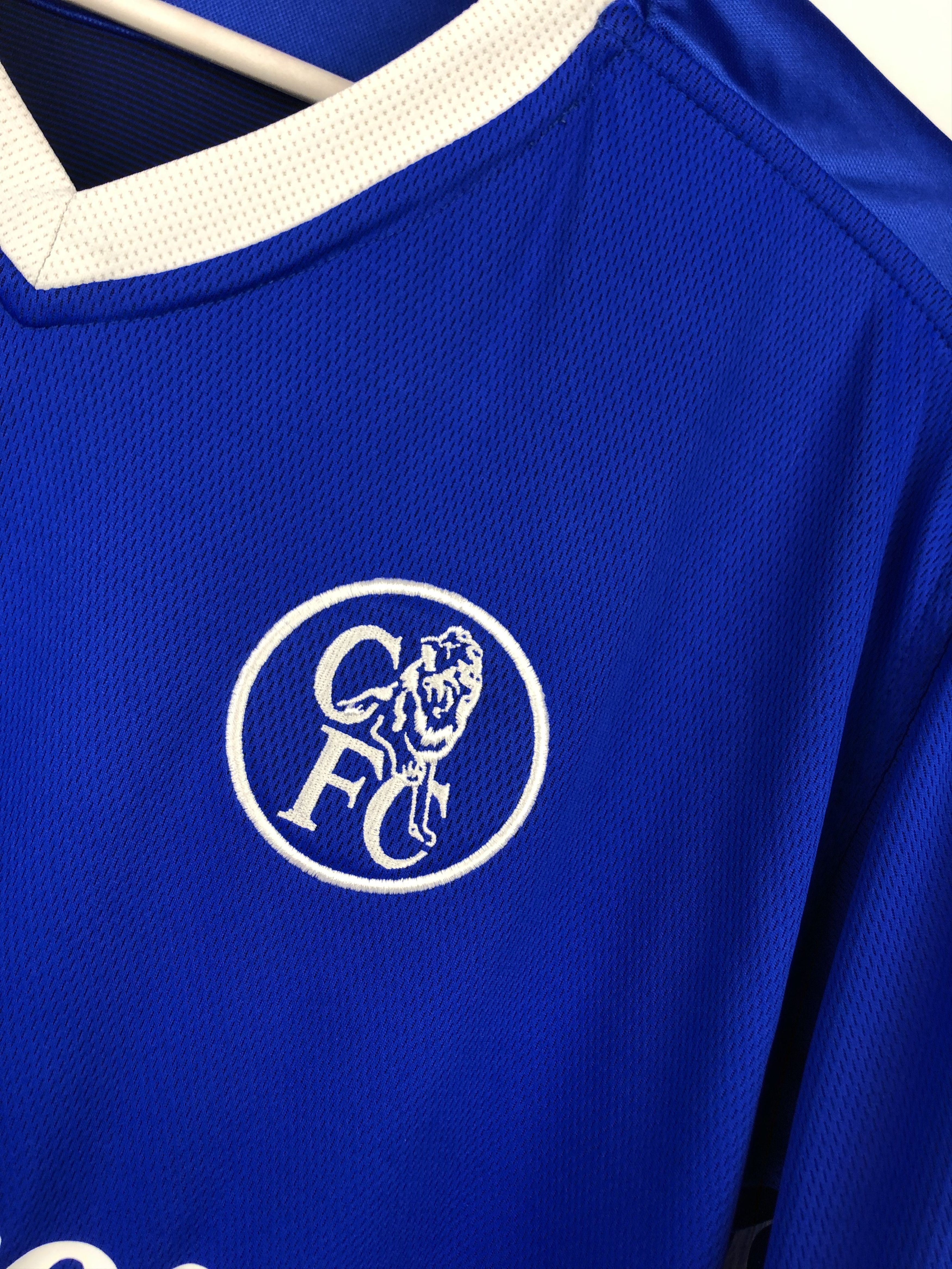 Vintage Chelsea Home football shirt 2003 Soccer Umbro Jersey Trikot Size US L / EU 52-54 / 3 - 6 Thumbnail