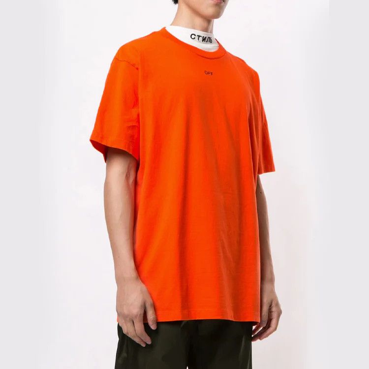 Off-White Orange Stencil Arrows Oversized T-Shirt Size US M / EU 48-50 / 2 - 3 Thumbnail