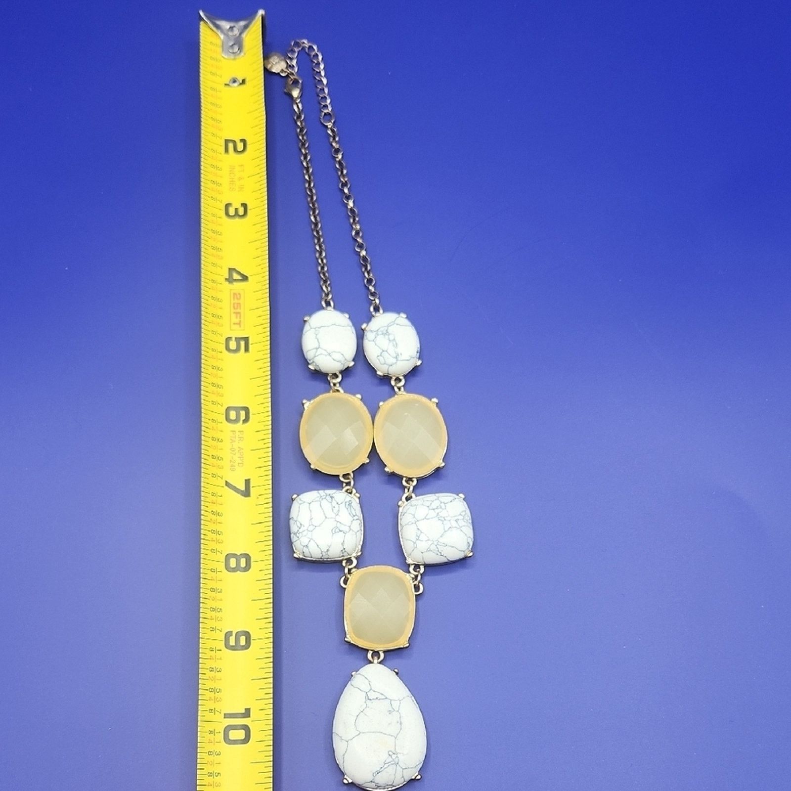 Monet Monet White and Gold Necklace Size ONE SIZE - 4 Thumbnail