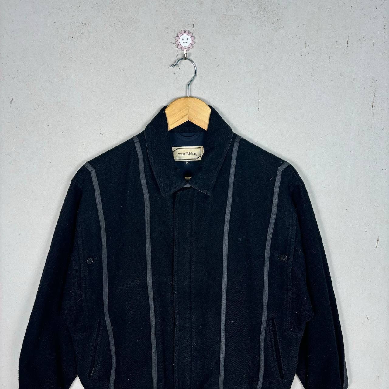 WEST RIDE Vintage West Rider Black Wool Blend Jacket Size US M / EU 48-50 / 2 - 3 Thumbnail