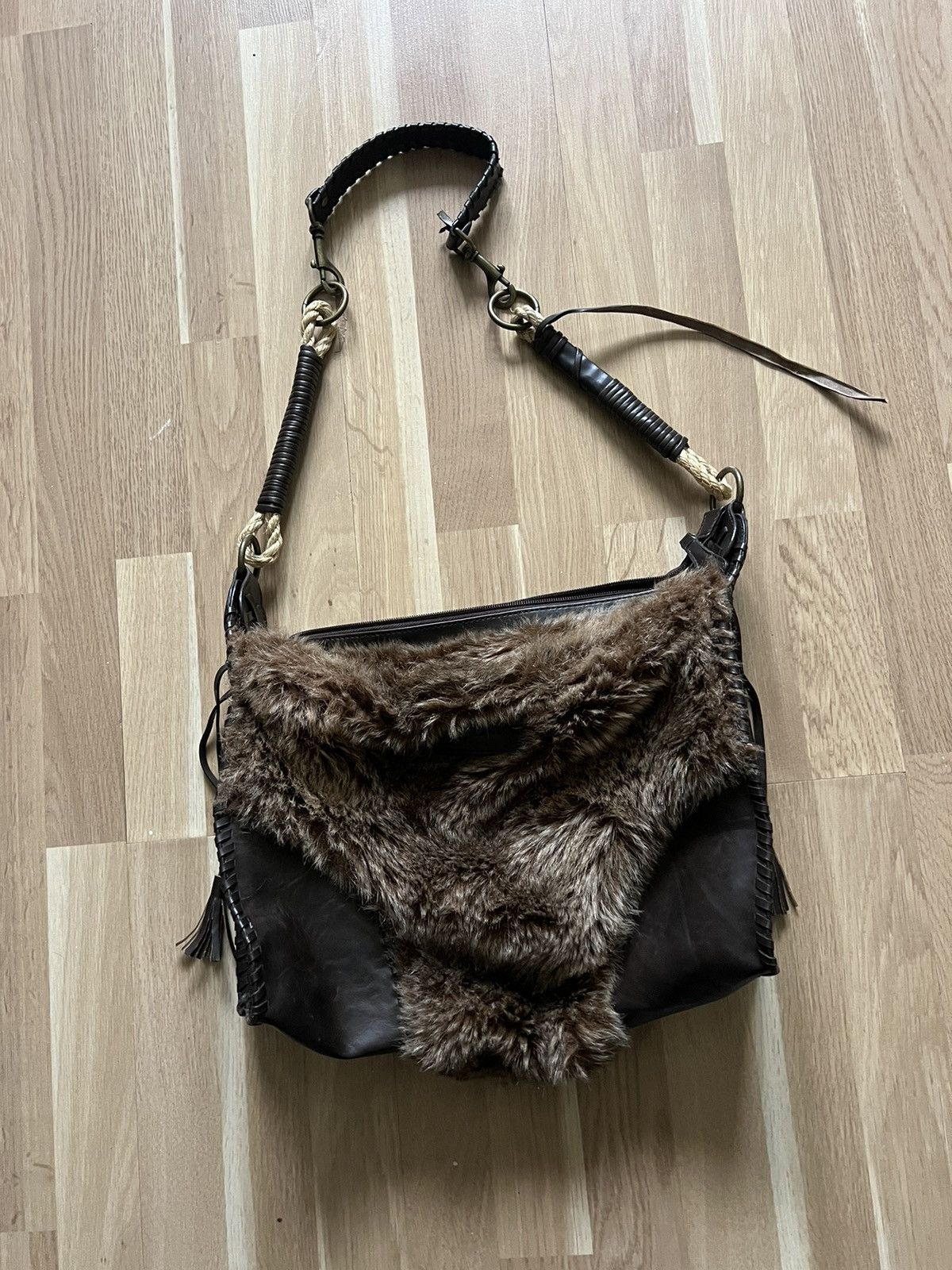 Hysteric Glamour Fur bag avant garde lgb style hysterical glamour 2000s Size ONE SIZE - 2 Thumbnail