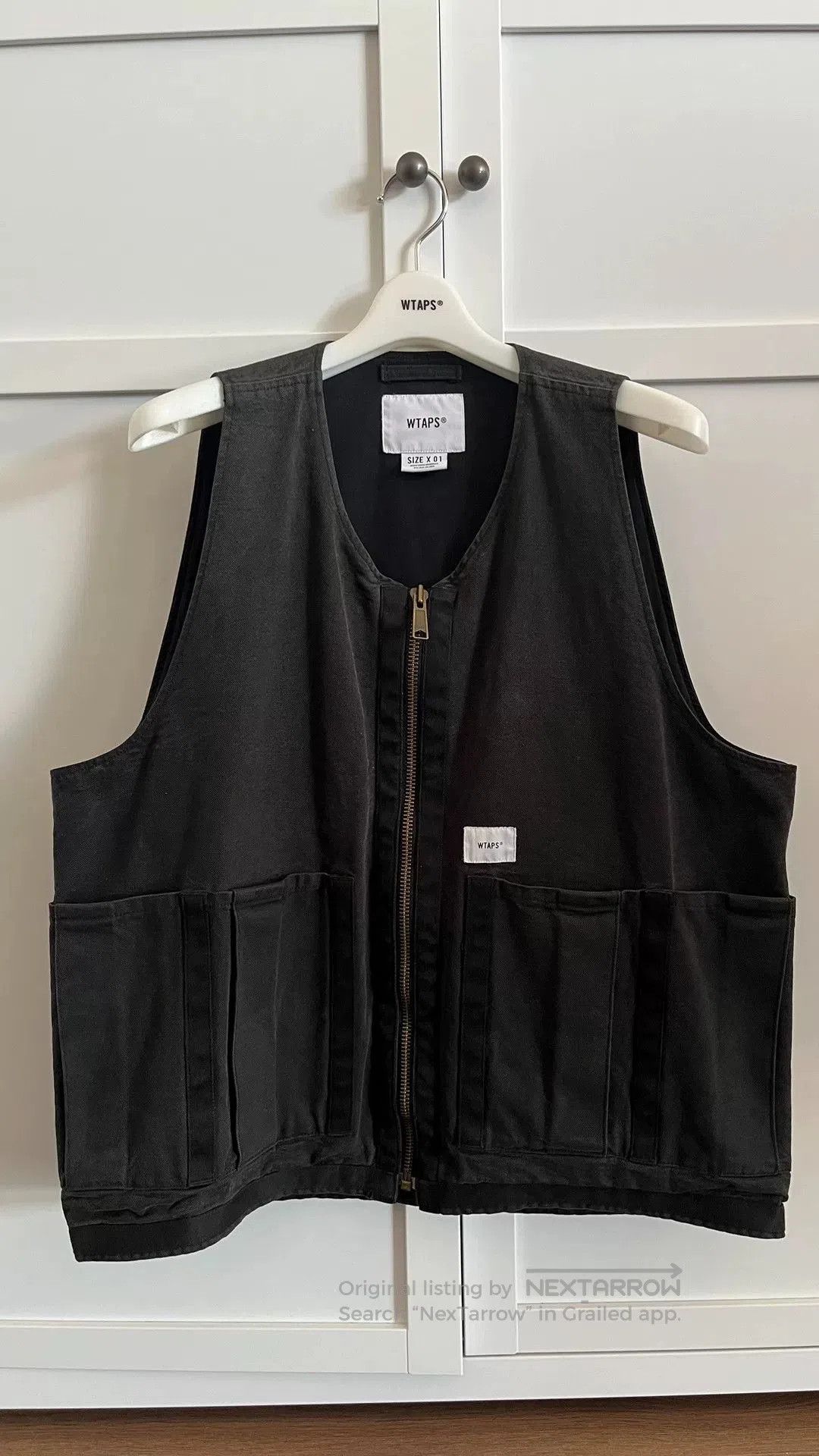 Wtaps wtaps Black Sleeveless Vest S. Size US S / EU 44-46 / 1 - 1 Thumbnail