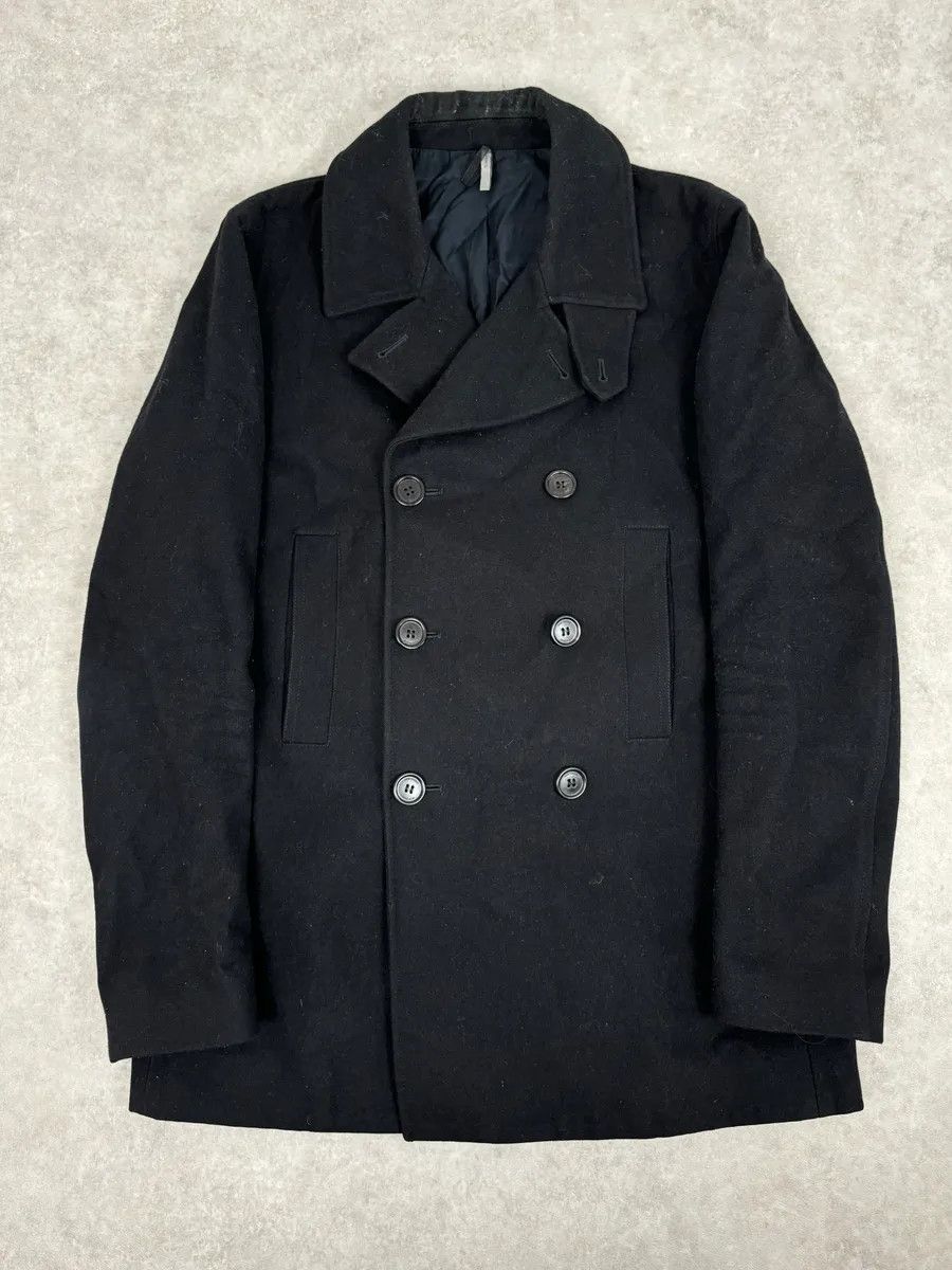 Dior 2010s Dior Homme Black Wool Double-Breasted Caban Jacket Size US M / EU 48-50 / 2 - 1 Thumbnail