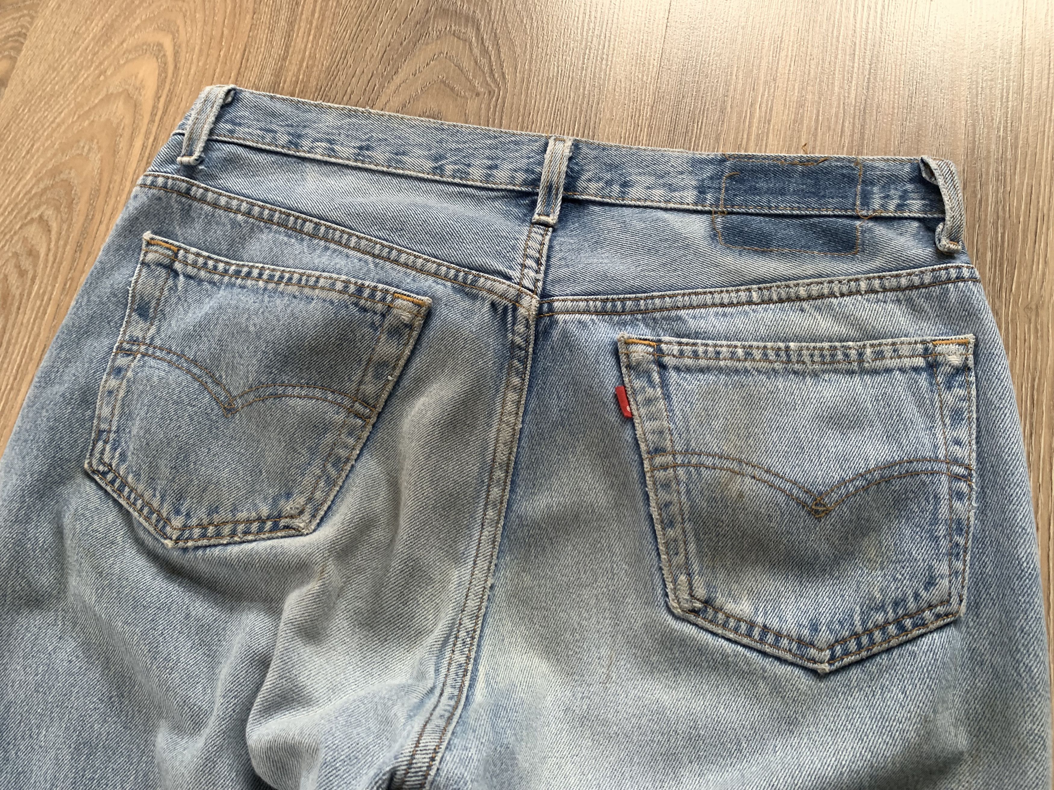 Levi's Vintage Clothing Vintage Levi’s 501 Made in USA Light Wash Jeans Size US 34 / EU 50 - 7 Thumbnail