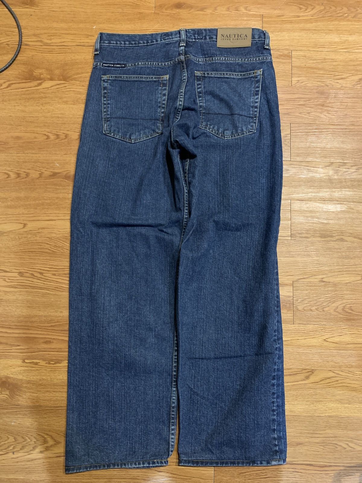 Nautica × Vintage baggy y2k skater “nautica” jeans Size US 35 - 2 Thumbnail