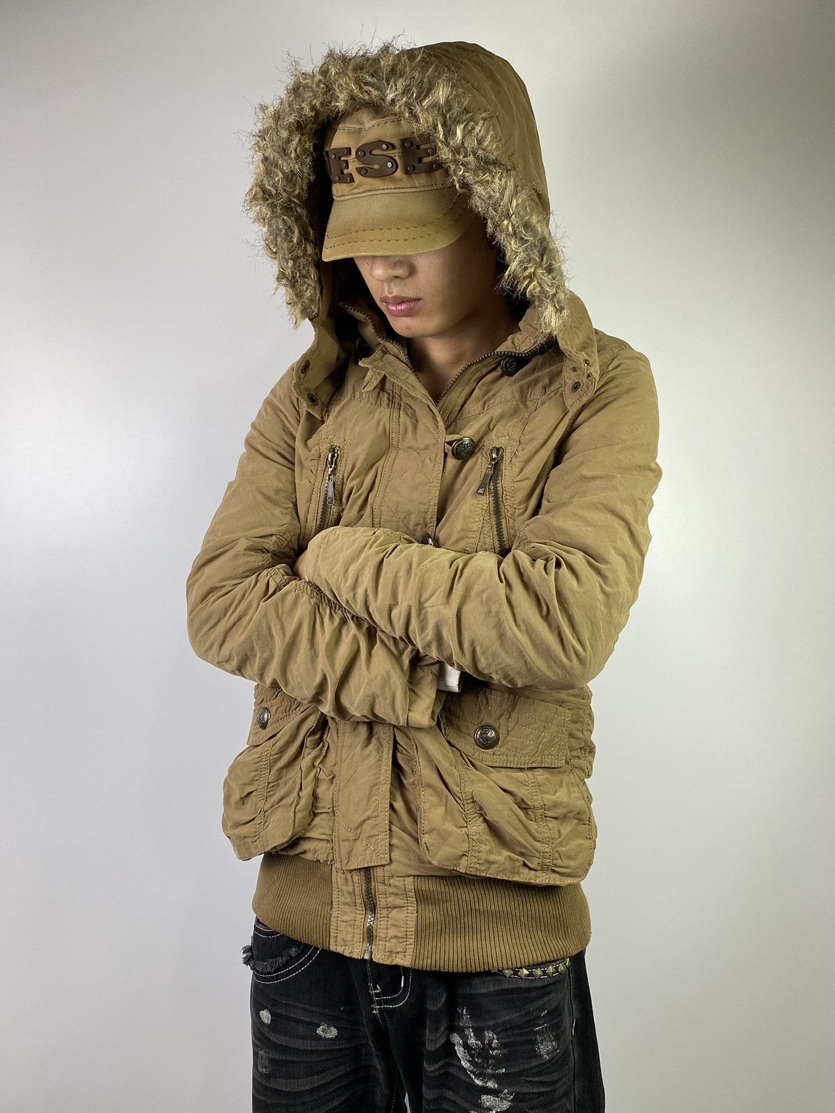 GOA Fur jacket bono sky bomber ifsixwasnine lgb style Size US M / EU 48-50 / 2 - 7 Thumbnail
