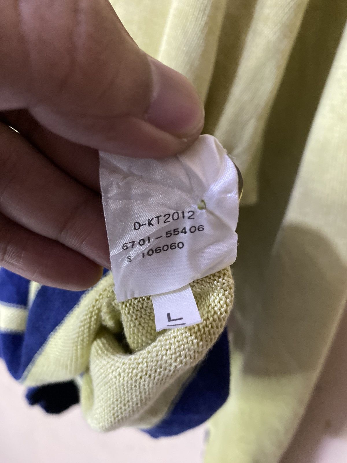 Celine 90s Celine Hedi Slimane Era Long Knitted Wool Size US L / EU 52-54 / 3 - 9 Thumbnail