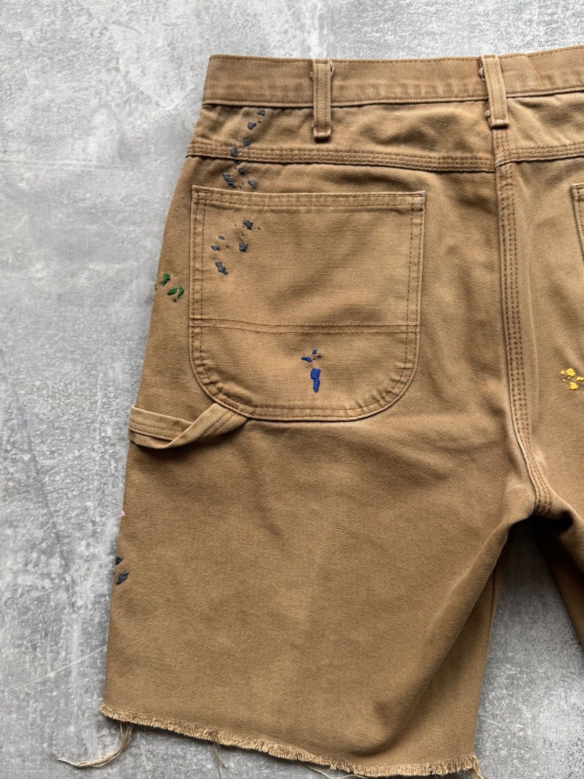 Dickies Hand Made Fake Embroidered Stains Shorts Dickies Work Wear Size US 34 / EU 50 - 9 Thumbnail