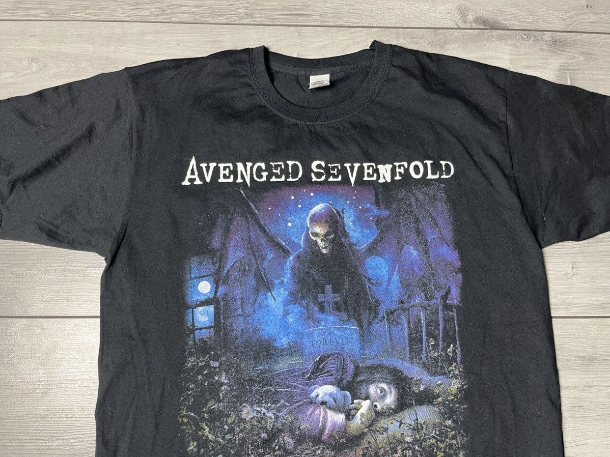 Band Tees Avenged Sevenfold Tshirt nightmare rock tee size Large Size US L / EU 52-54 / 3 - 3 Thumbnail