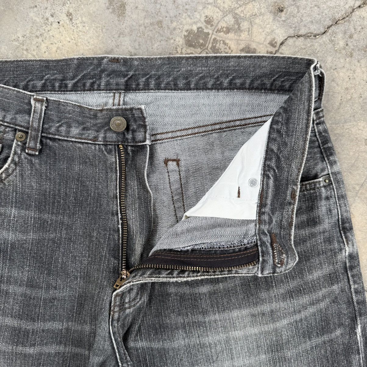 Japanese Brand VINTAGE JAPANESE FADED BLACK JEAN DENIM PANTS Size US 35 - 7 Thumbnail