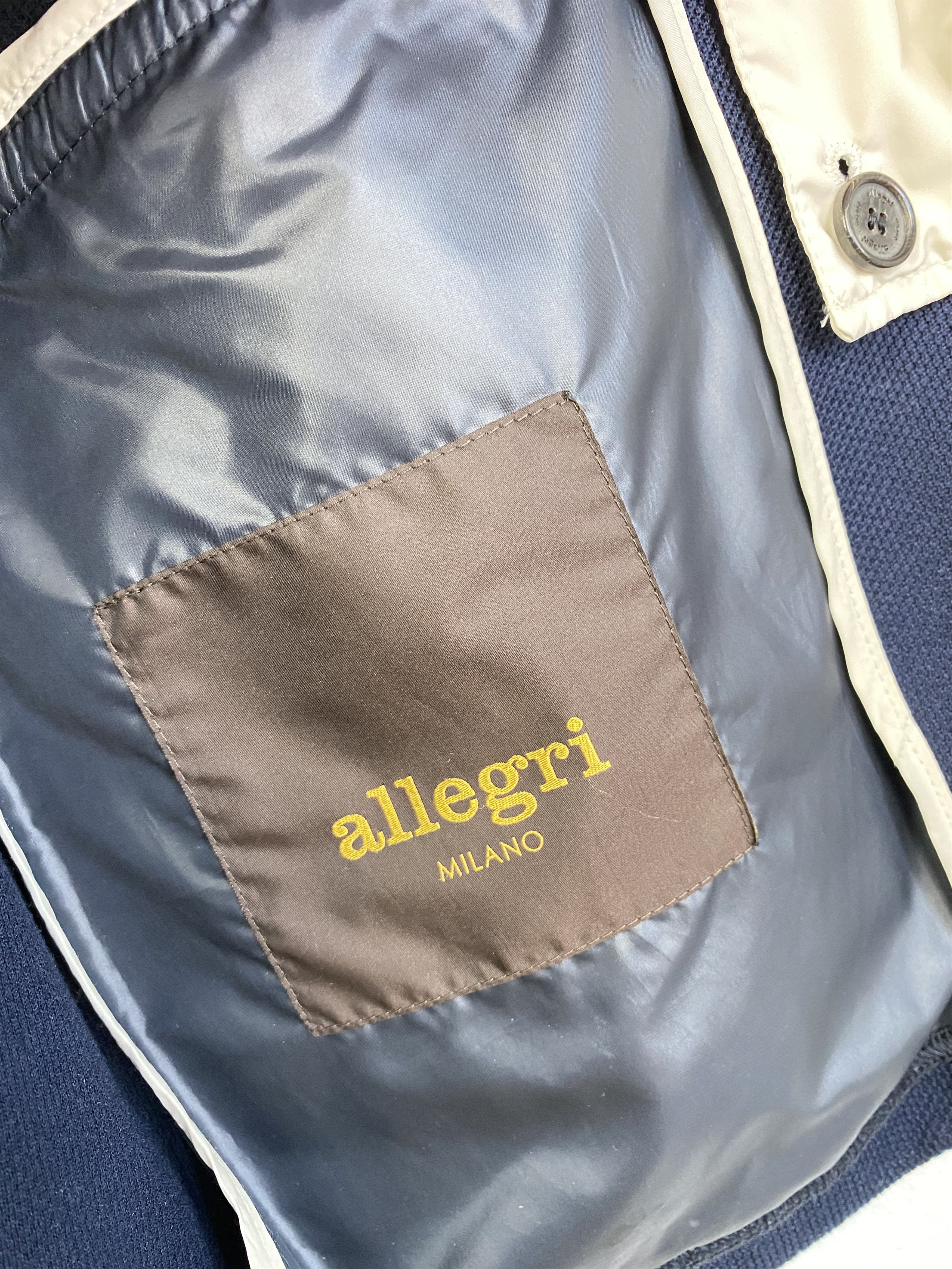 Allegri Allegri Milano Cotton Jersey Relaxed Fit Blazer Size 52 Size 52R - 14 Thumbnail
