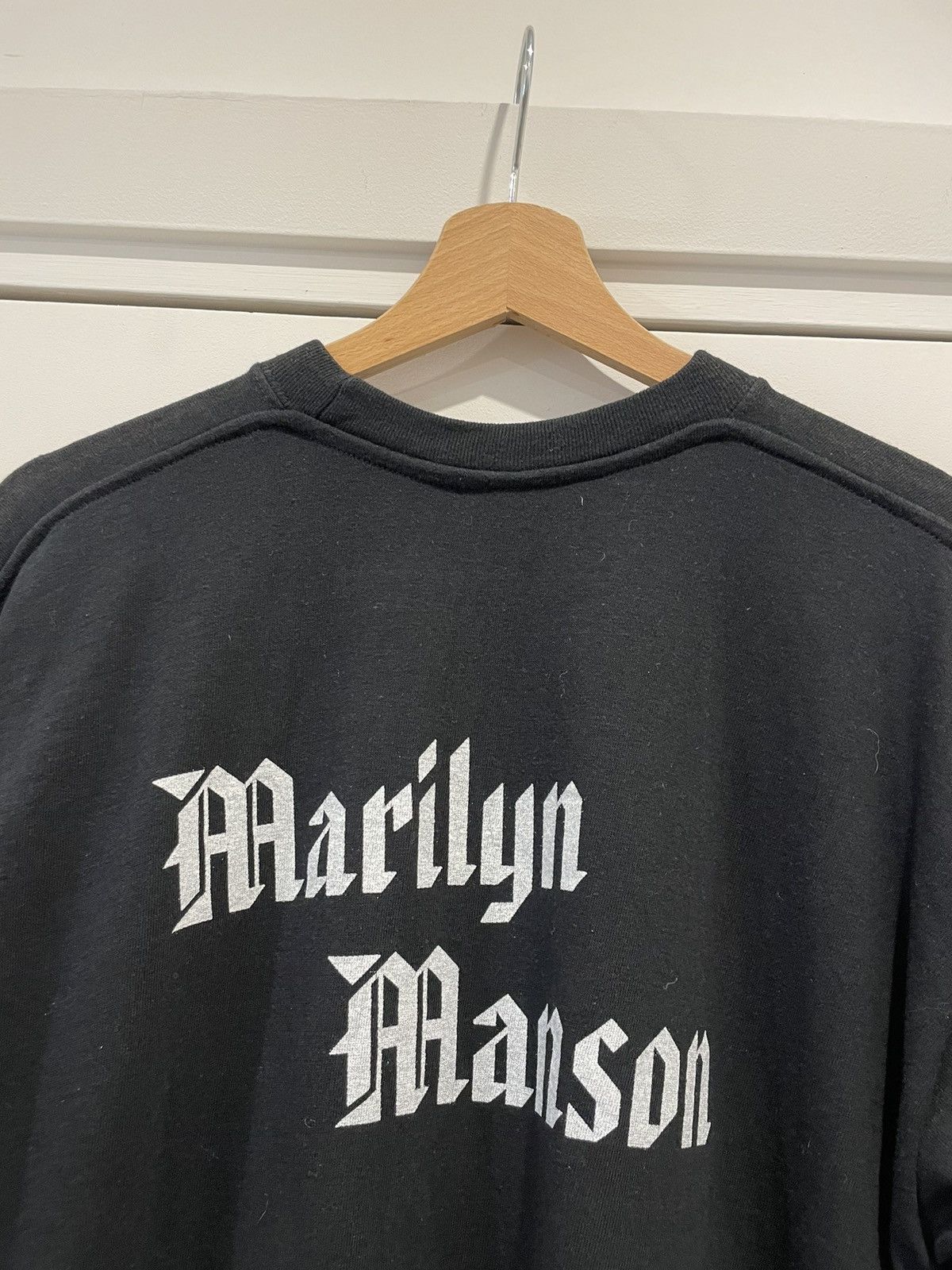 Band Tees × Vintage 1990s Marilyn Manson Tee Size US XL / EU 56 / 4 - 5 Thumbnail