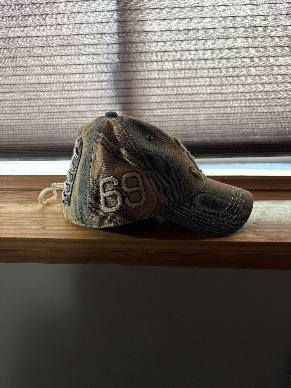 Racer Worldwide Racer Denim Lace-Up Ball Cap Size ONE SIZE - 2 Thumbnail