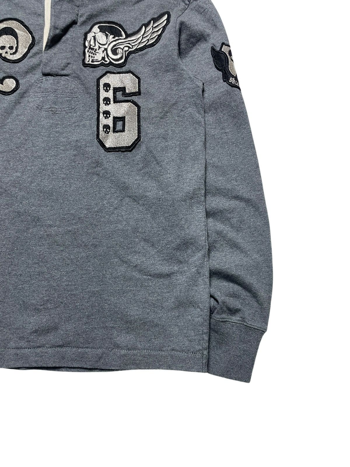 PPFM PPFM Skull Patch Longsleeve Polo Size US M / EU 48-50 / 2 - 5 Thumbnail